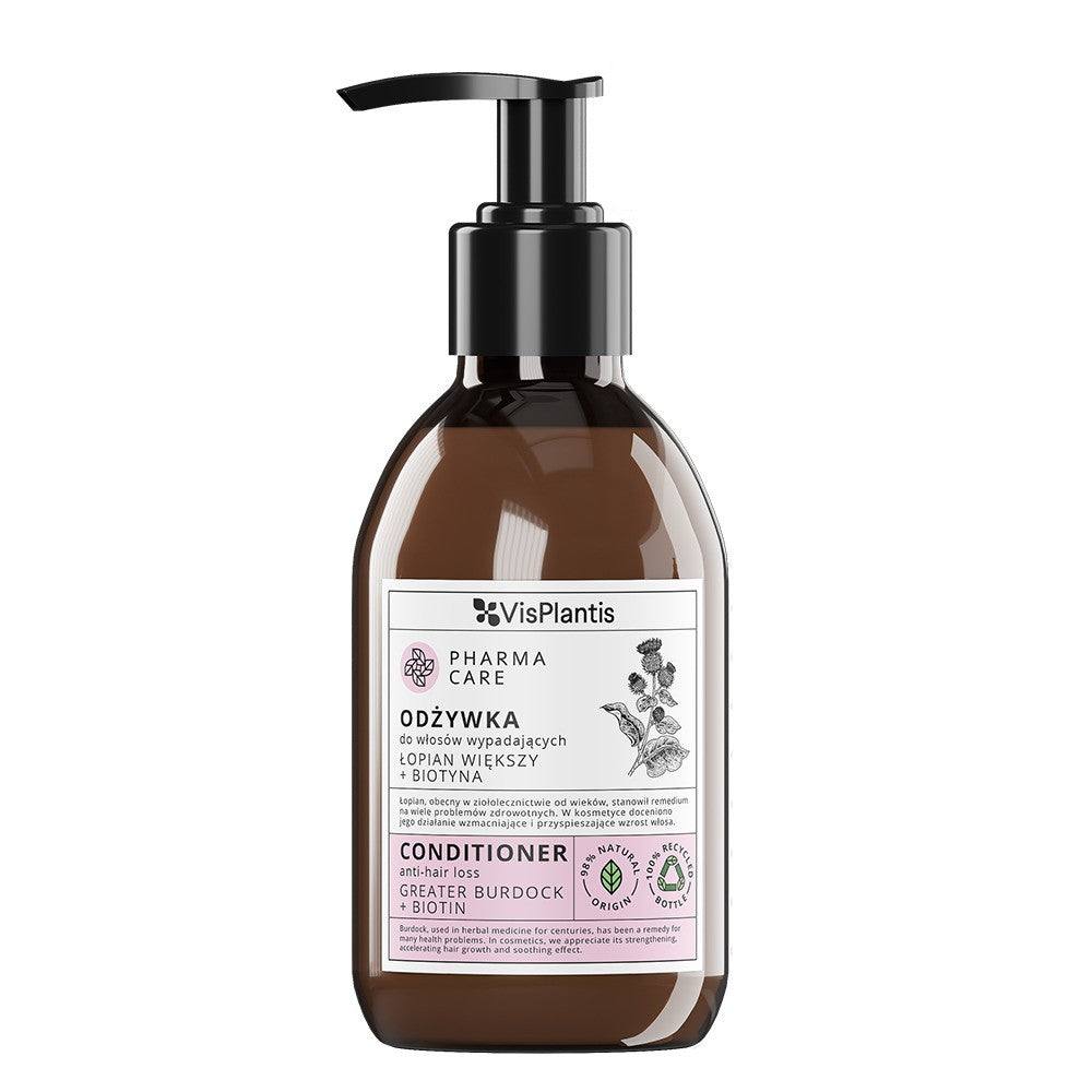 PHARMA CARE Hair conditioner for falling hair Burdock + Biotin 300 ml | Vaistine1.lt | WestPharmacy.eu