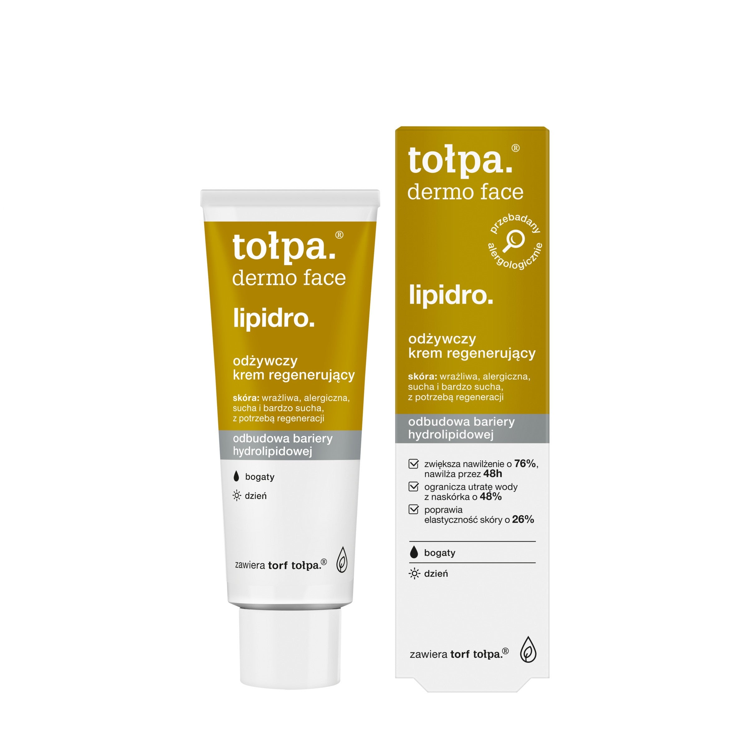 Tołpa dermo face lipidro nourishing regenerating cream rich, DAY 40 ml | Vaistine1.lt | WestPharmacy.eu