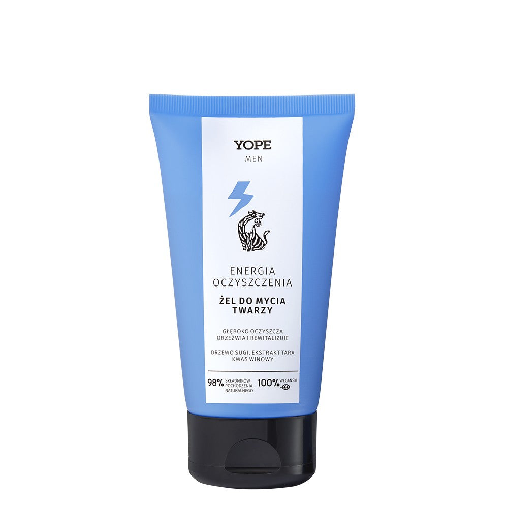 YOPE Men Wood Face wash gel for men - Cleansing Energy 150ml | Vaistine1.lt | WestPharmacy.eu