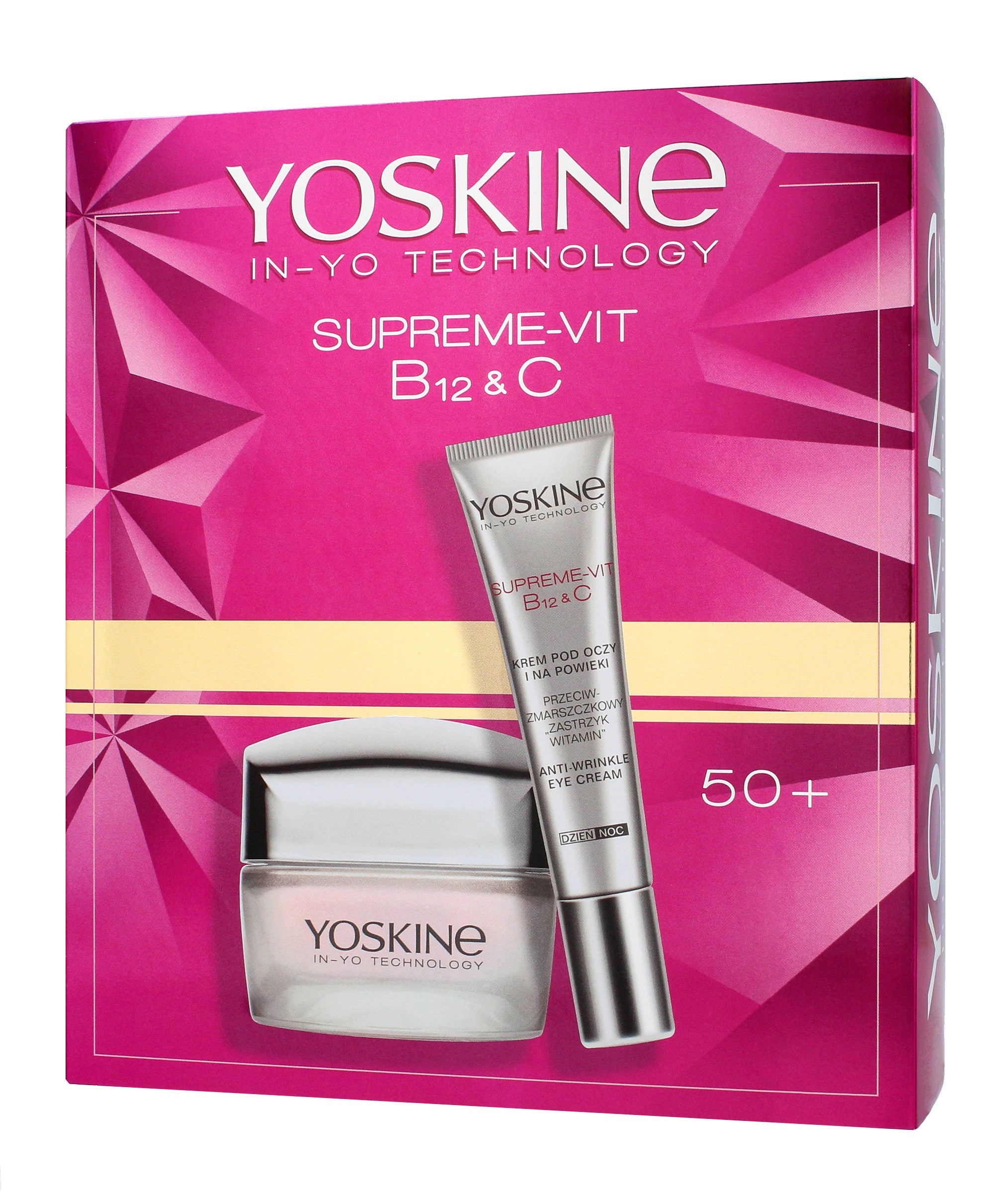 YOSKINE Supreme Vit B12+C 50+ (Anti-wrinkle cream for day and night 50 ml + Eye cream 30 ml) | Vaistine1.lt | WestPharmacy.eu