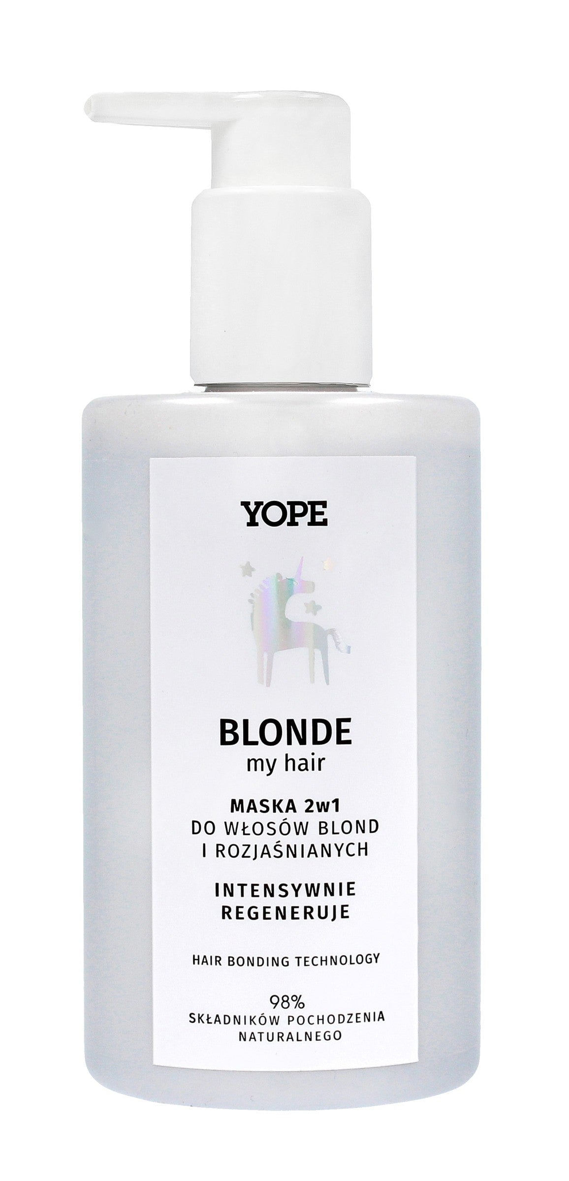 YOPE Blonde My Hair Mask 2in1 for blonde and lightened hair - intensive regeneration 300ml | Vaistine1.lt | WestPharmacy.eu
