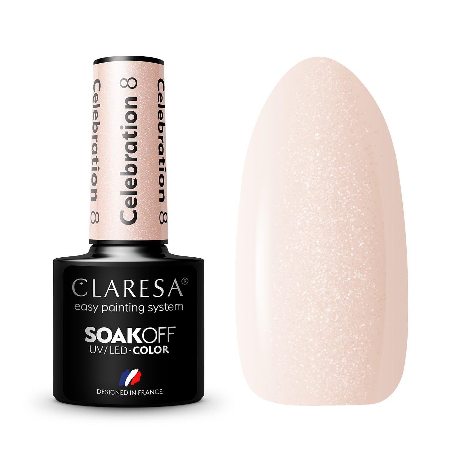 CLARESA Hybrid Nail Polish Celebration No. 8 5g | Vaistine1.lt | WestPharmacy.eu