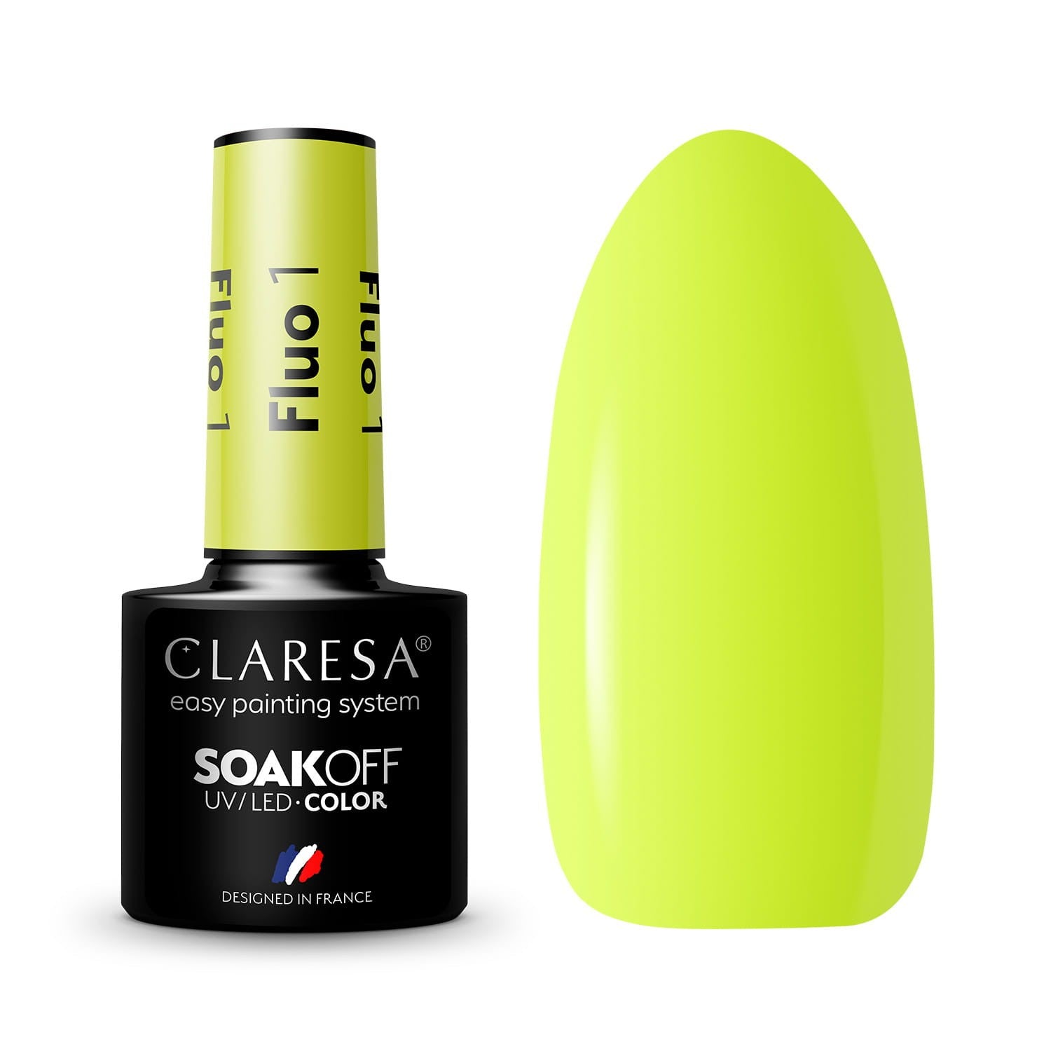 CLARESA Hybrid Lacquer Fluo No. 1 5g | Vaistine1.lt | WestPharmacy.eu