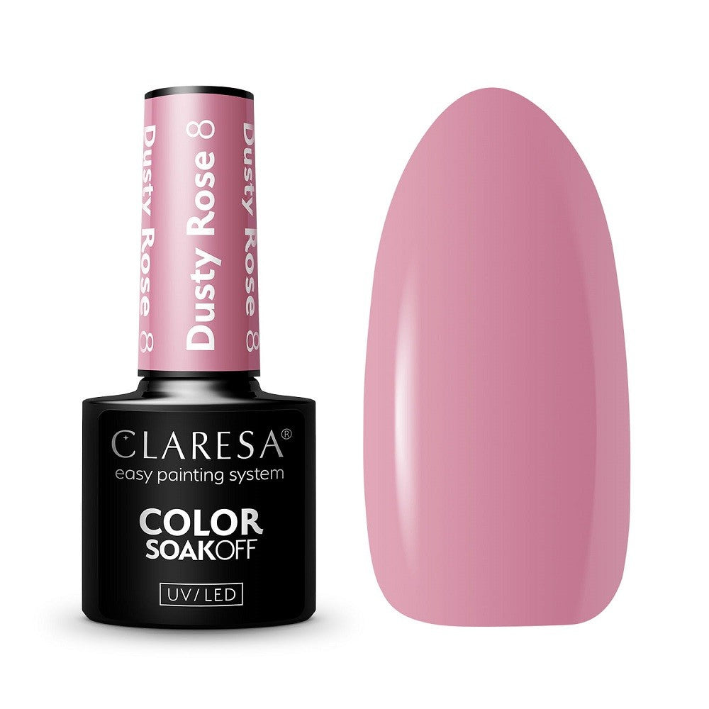 CLARESA Hybrid Lacquer Dusty Rose No. 8 5g | Vaistine1.lt | WestPharmacy.eu