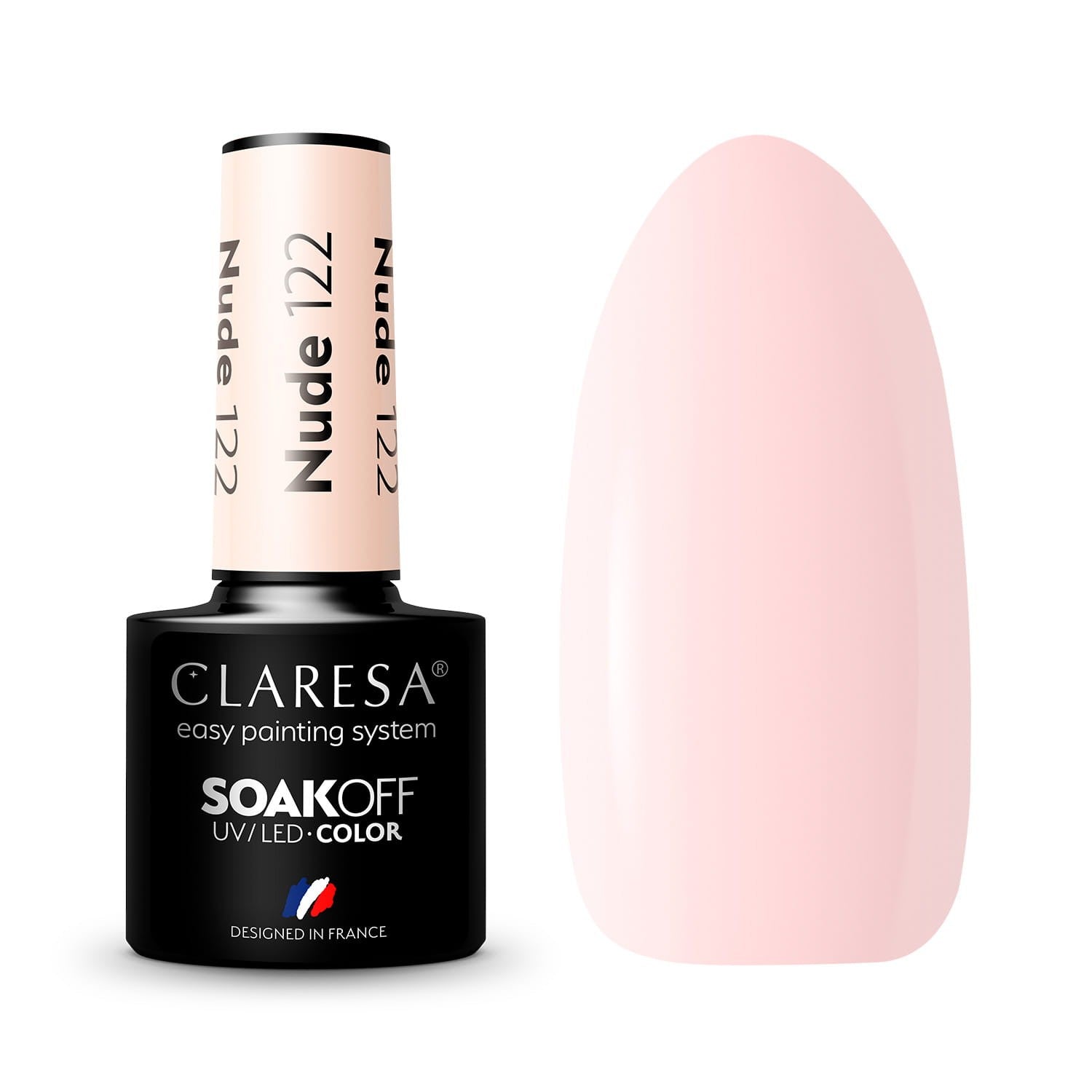 CLARESA Hybrid Nail Polish Nude No. 122 5g | Vaistine1.lt | WestPharmacy.eu