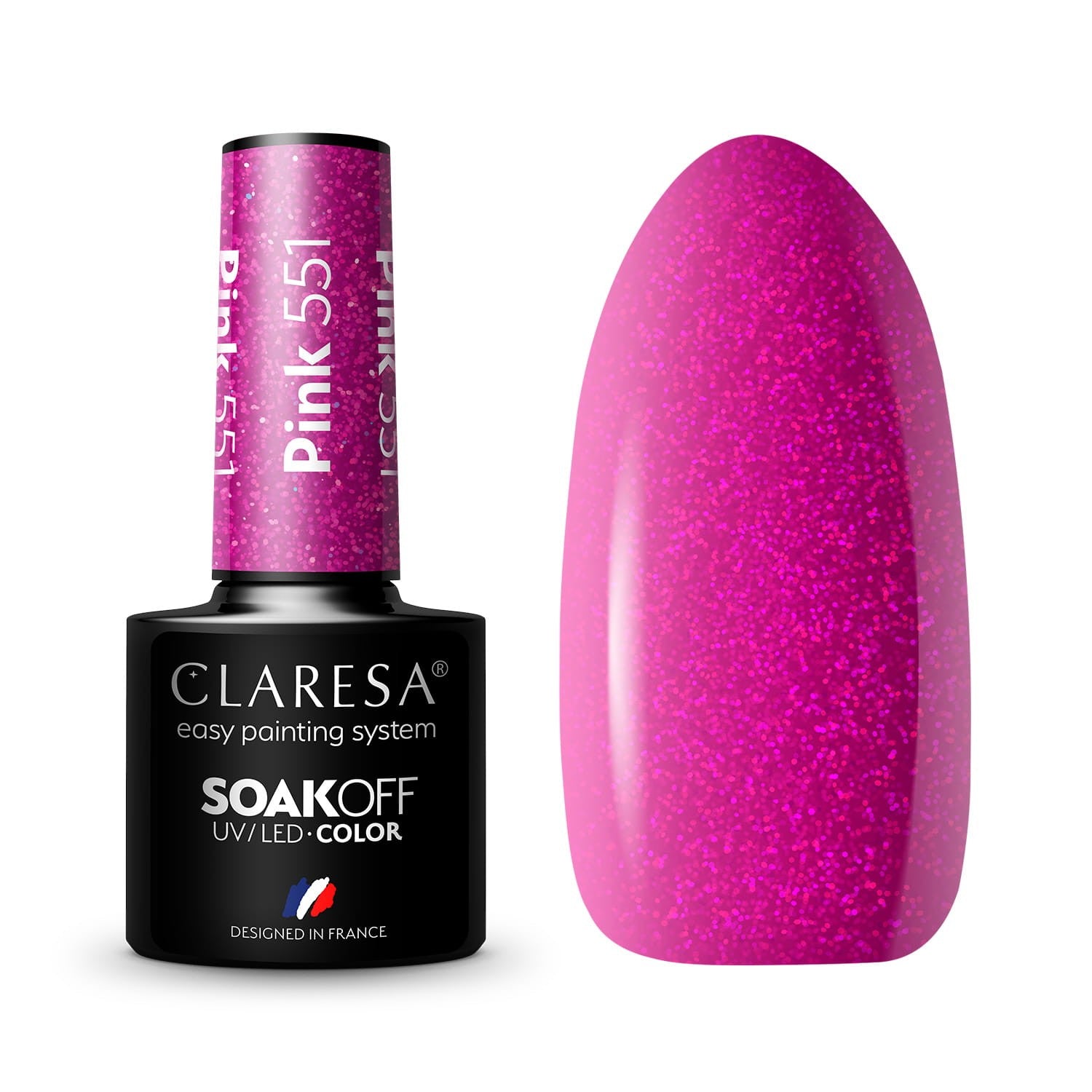 CLARESA Hybrid Lacquer Pink No. 551 5g | Vaistine1.lt | WestPharmacy.eu