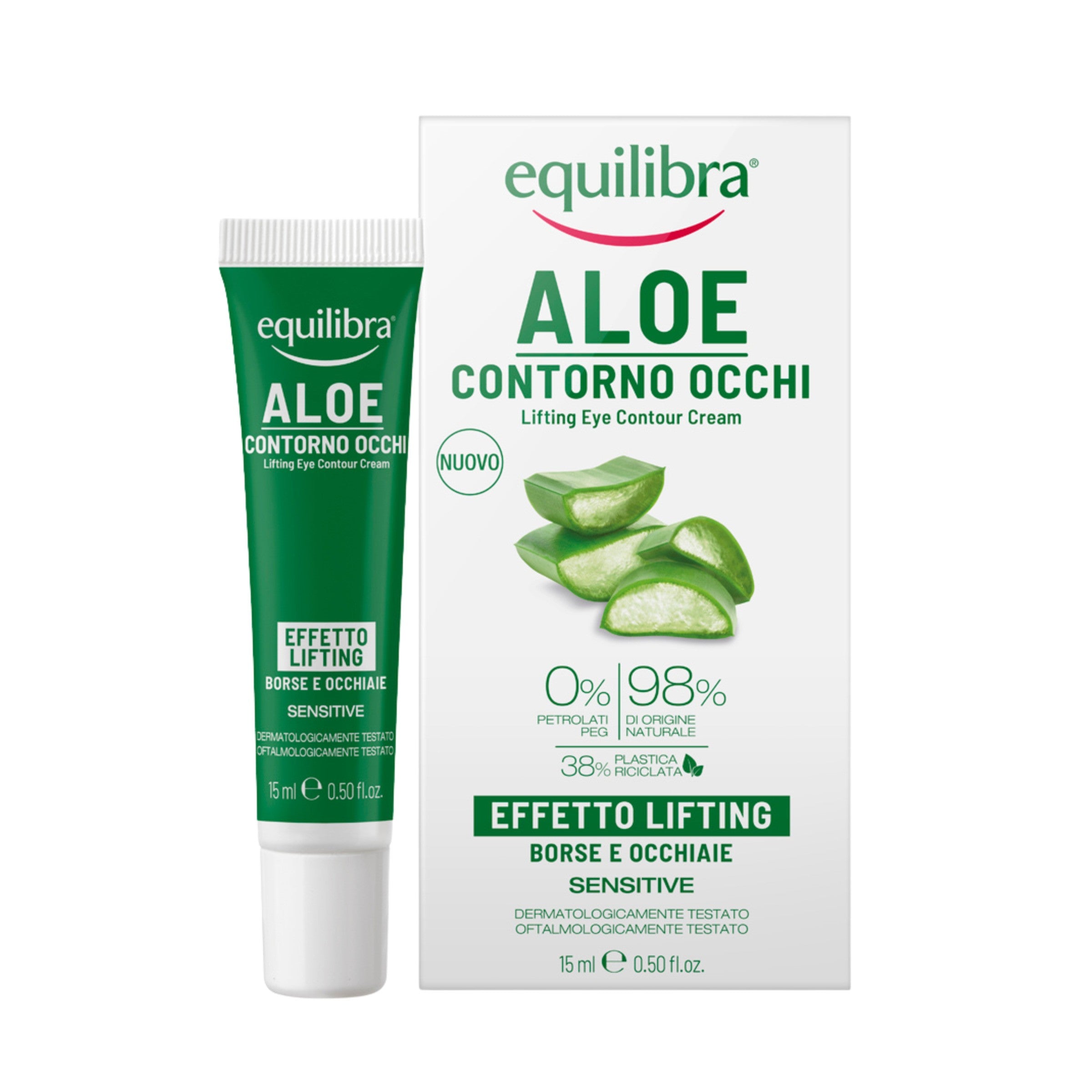 EQUILIBRA ALOE lifting cream for under eyes 15ml | Vaistine1.lt | WestPharmacy.eu