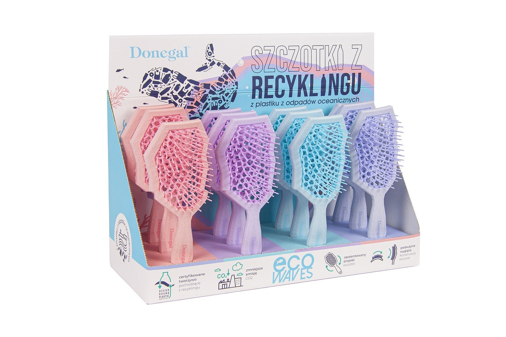 DONEGAL Eco Waves Brushes - Set of 1 pack - 12 pcs. | Vaistine1.lt | WestPharmacy.eu