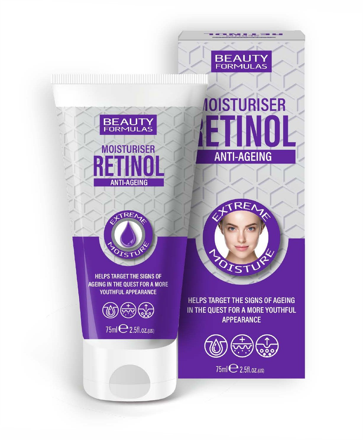 BEAUTY FORMULAS Retinol Anti-ageing Moisturizing Cream with Retinol | Vaistine1.lt | WestPharmacy.eu
