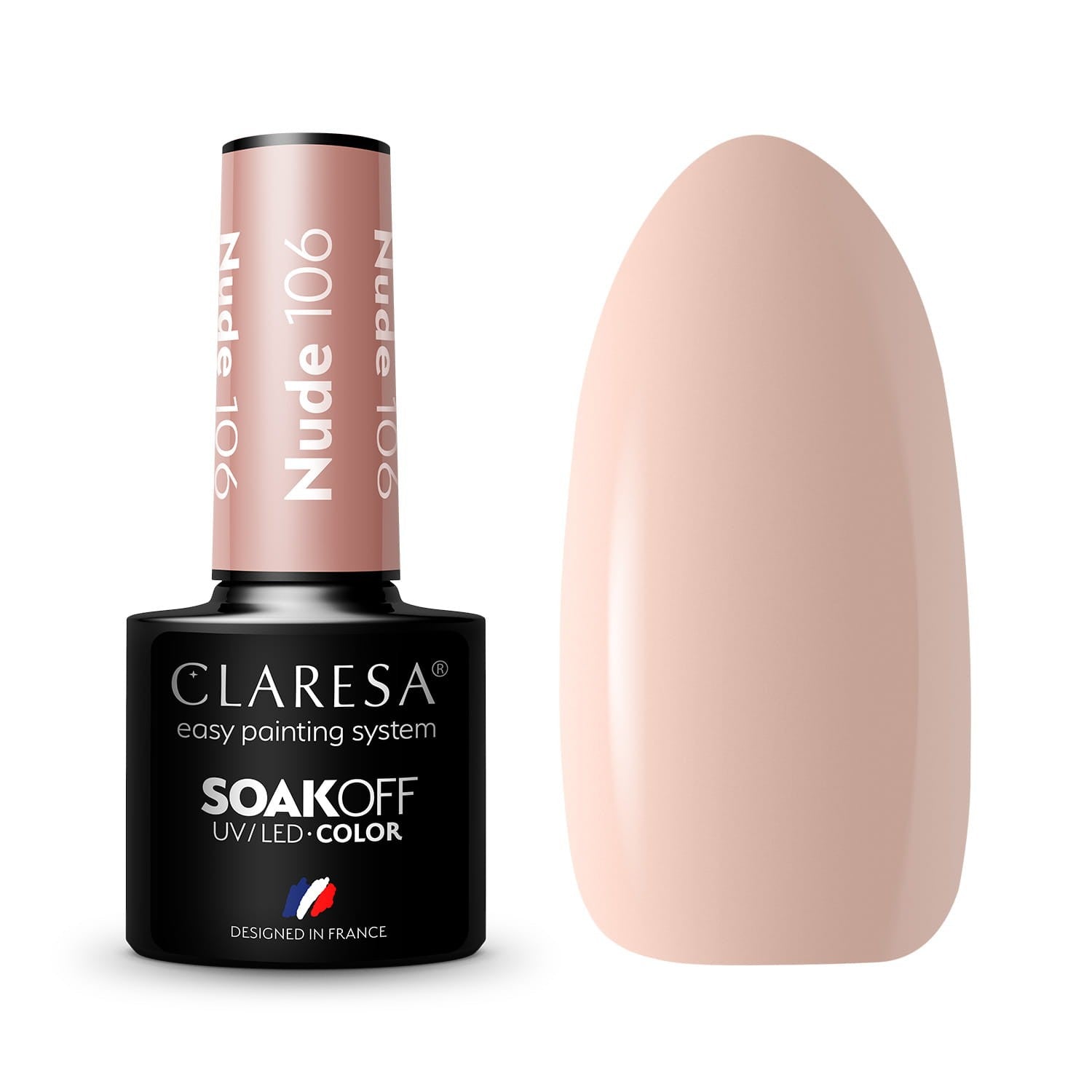CLARESA Hybrid Nail Polish Nude No. 106 5g | Vaistine1.lt | WestPharmacy.eu