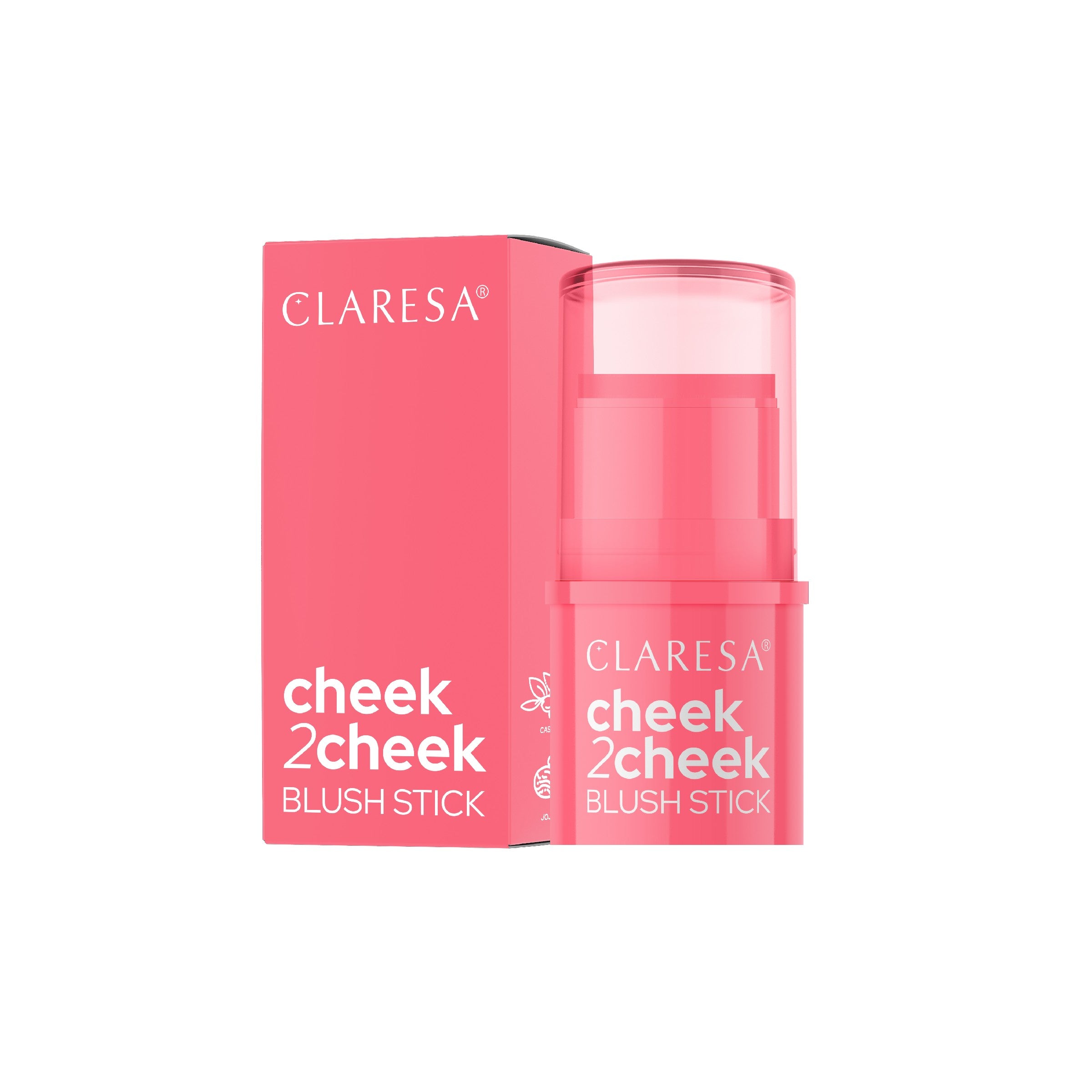 CLARESA Cheek 2 Cheek Cream Blush Stick No. 02 Neon Coral 6g | Vaistine1.lt | WestPharmacy.eu