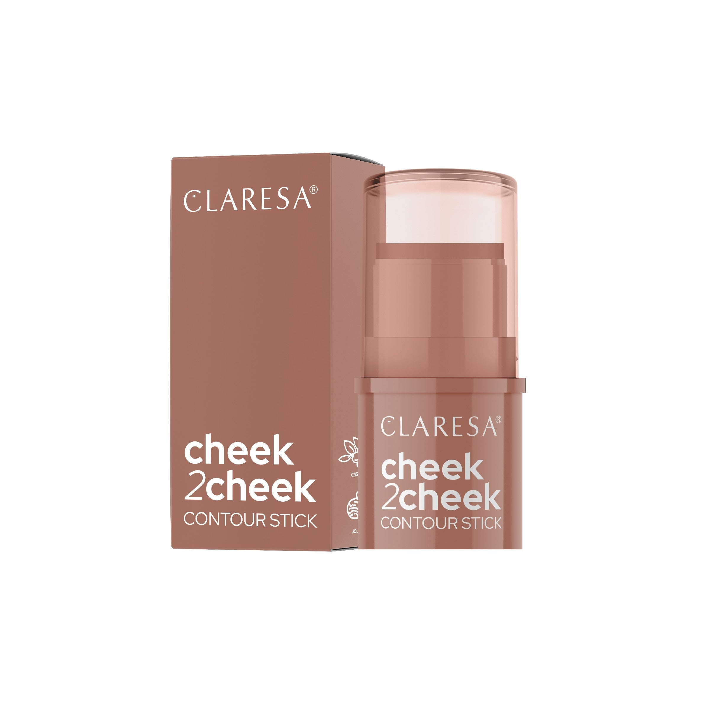 CLARESA Cheek 2 Cheek Creamy Bronzer in Stick No. 02 Milk Choco 6g | Vaistine1.lt | WestPharmacy.eu