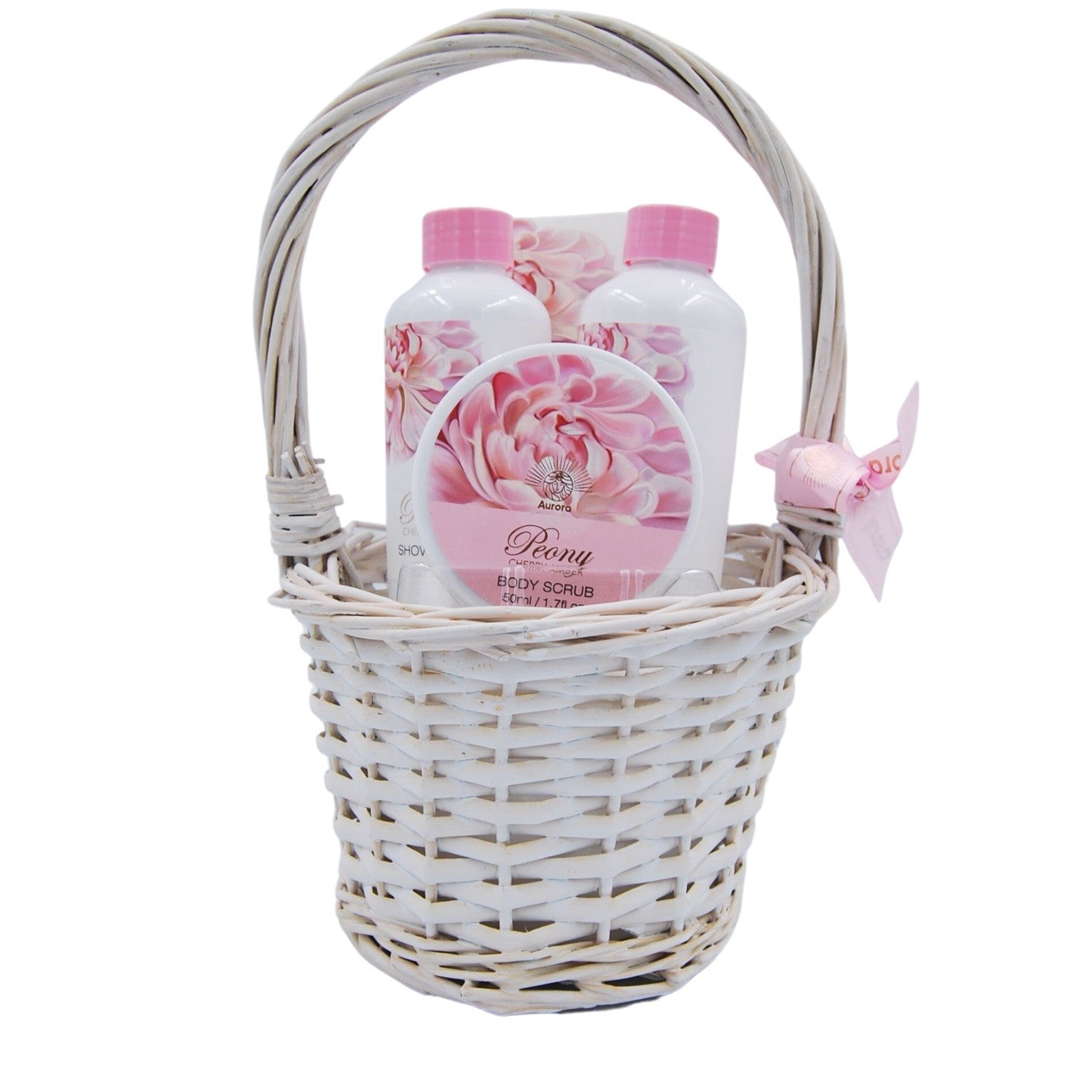 AURORA Gift set for women "Peony & Cherry Amber" - basket | Vaistine1.lt | WestPharmacy.eu