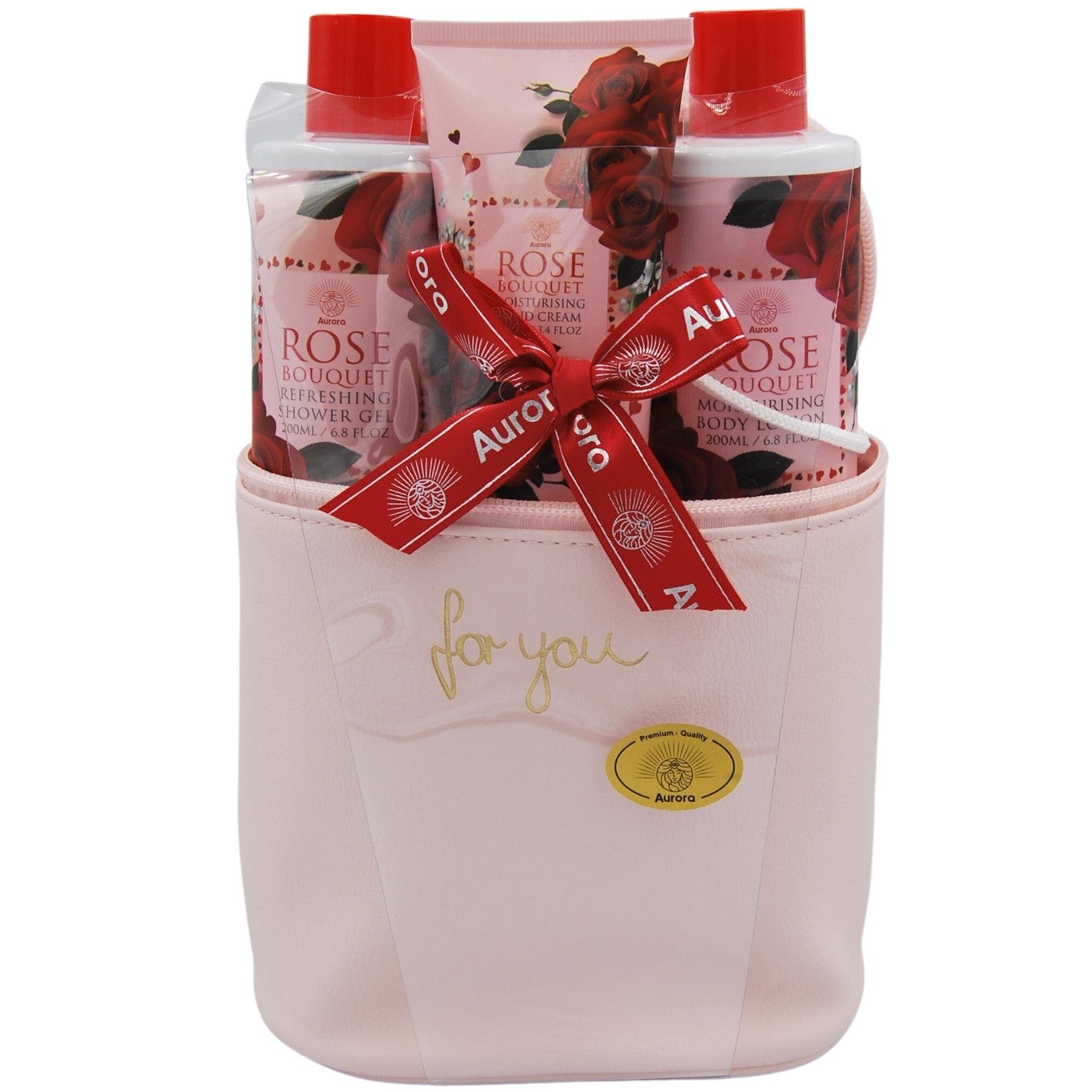 AURORA Gift set for women "Rose Bouquet" - cosmetic bag | Vaistine1.lt | WestPharmacy.eu