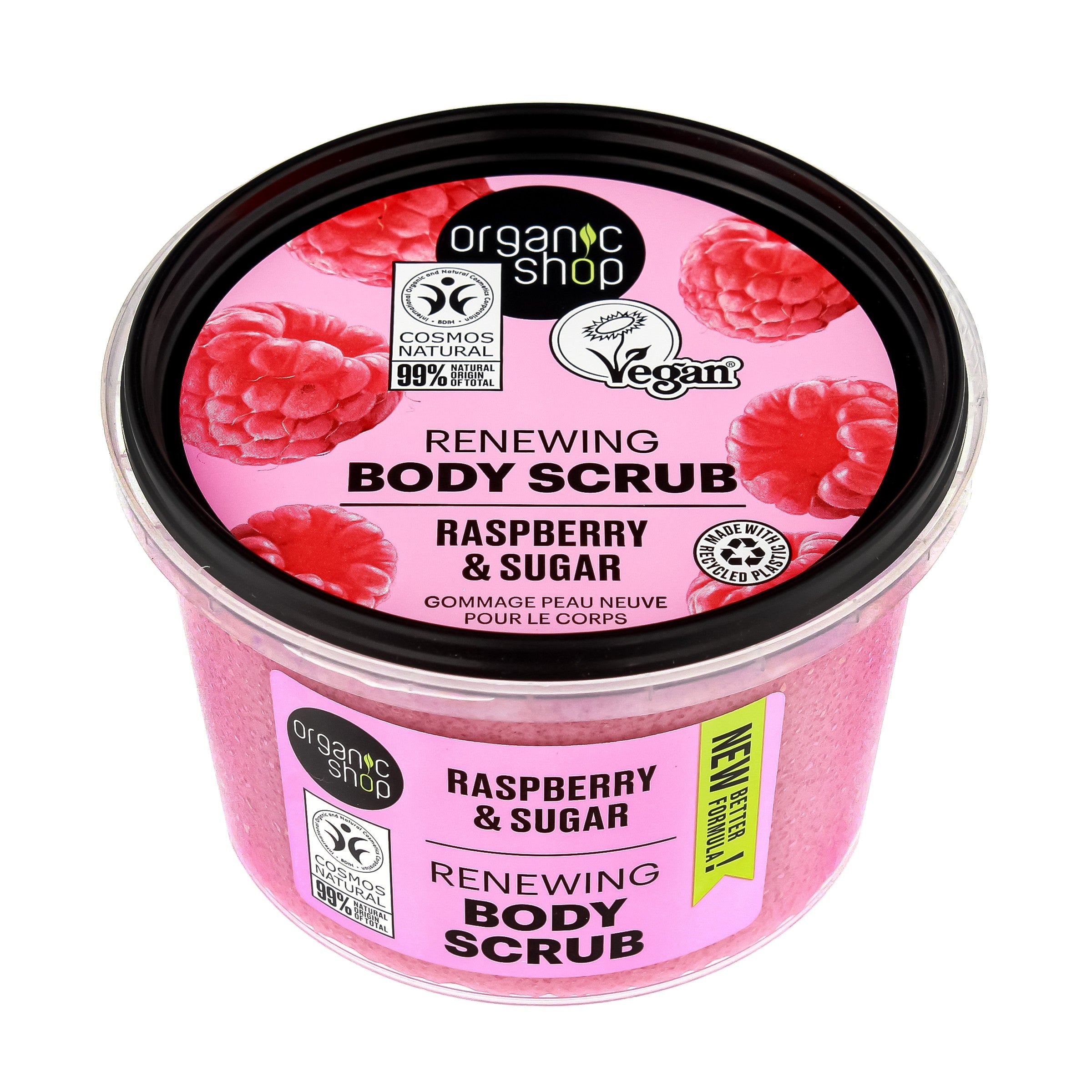 ORGANIC SHOP 250ml Raspberry Peeling Cream & | Vaistine1.lt | WestPharmacy.eu