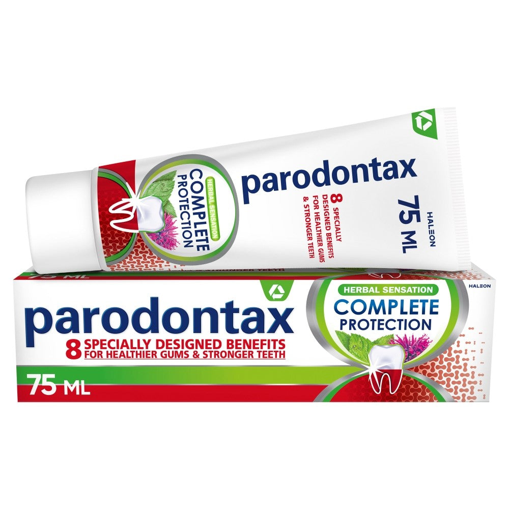 GSK PARODONTAX Complete Protection Herbal Toothpaste | Vaistine1.lt | WestPharmacy.eu