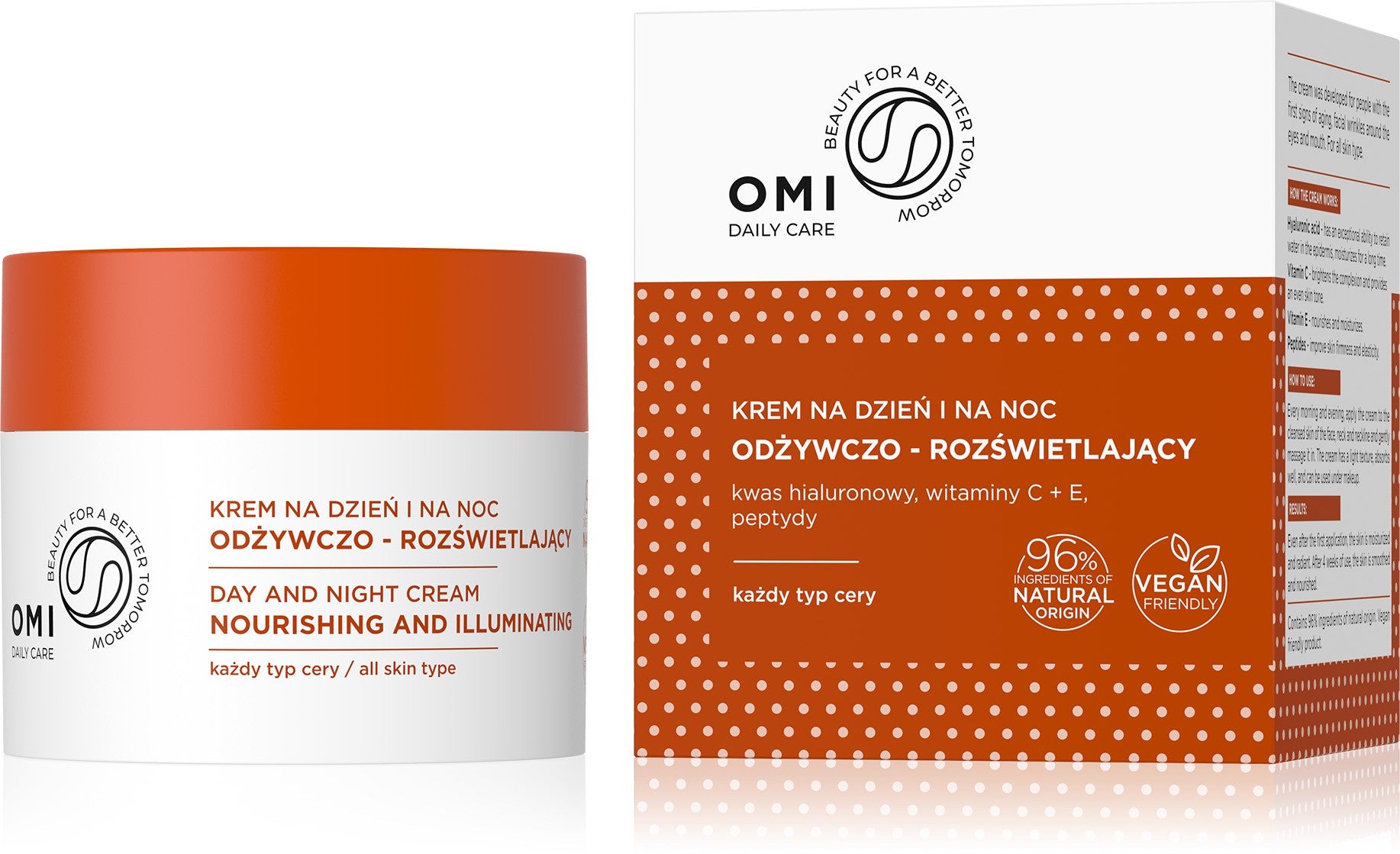 OMI Daily Care Nourishing and Illuminating Cream for Day and Night - for all skin types 50ml | Vaistine1.lt | WestPharmacy.eu