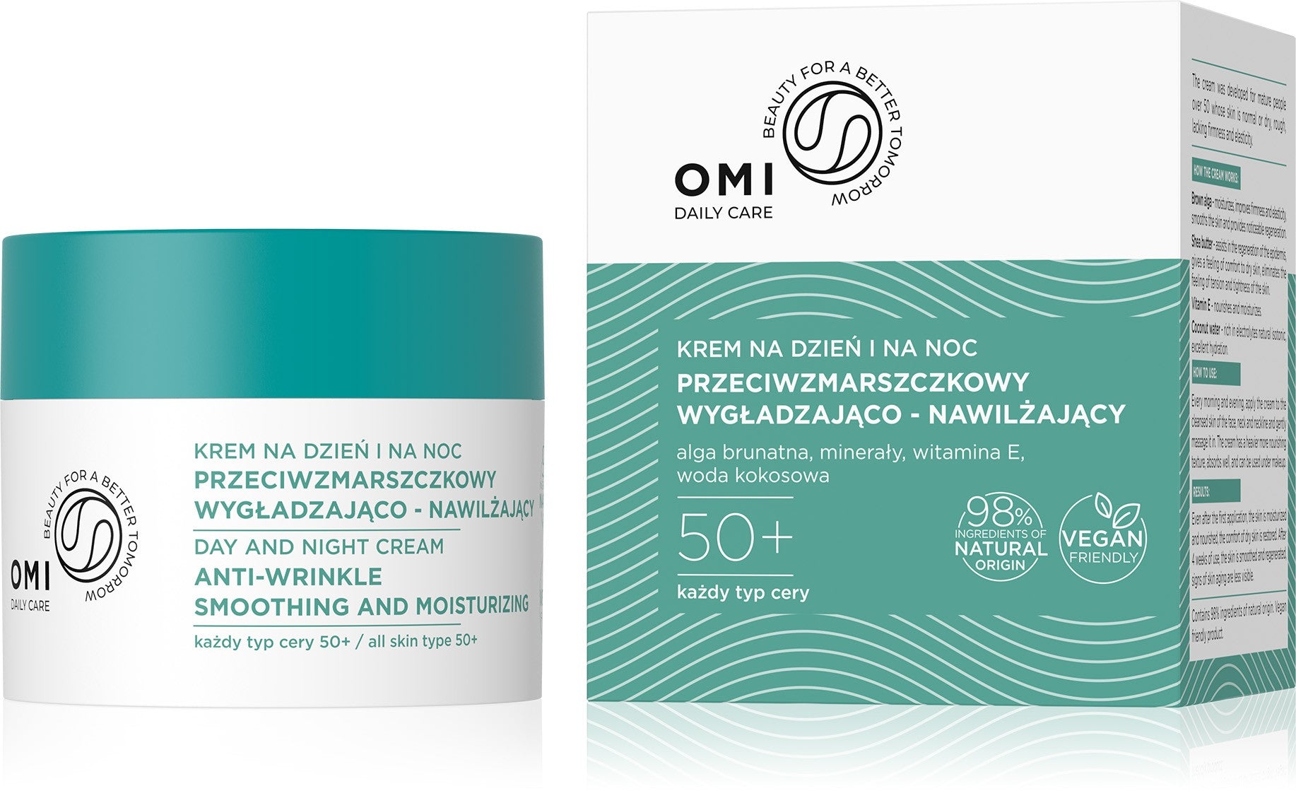 OMI Daily Care Anti-wrinkle Smoothing and Moisturizing Cream 50+ for day and night 50ml | Vaistine1.lt | WestPharmacy.eu