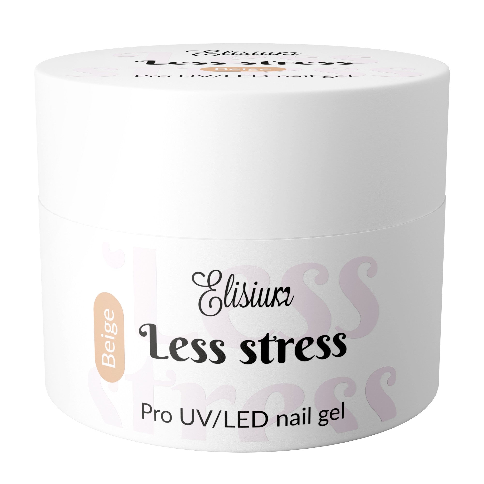 ELISIUM Less Stress Builder Nail Building Gel - Beige 40ml | Vaistine1.lt | WestPharmacy.eu