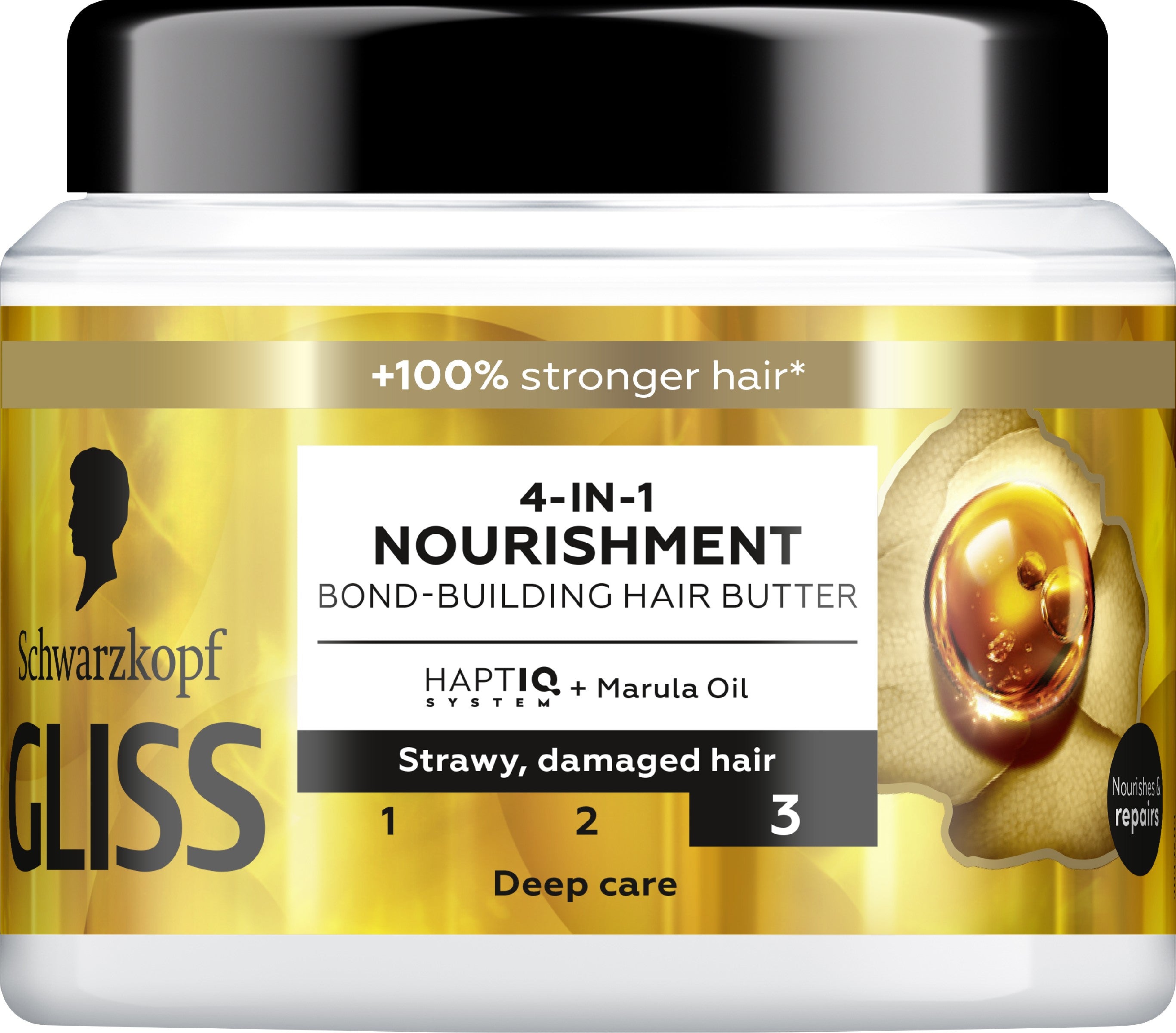 SCHWARZKOPF Gliss TRT Oli Nutritive Nourishing hair butter 4in1 400 ml | Vaistine1.lt | WestPharmacy.eu