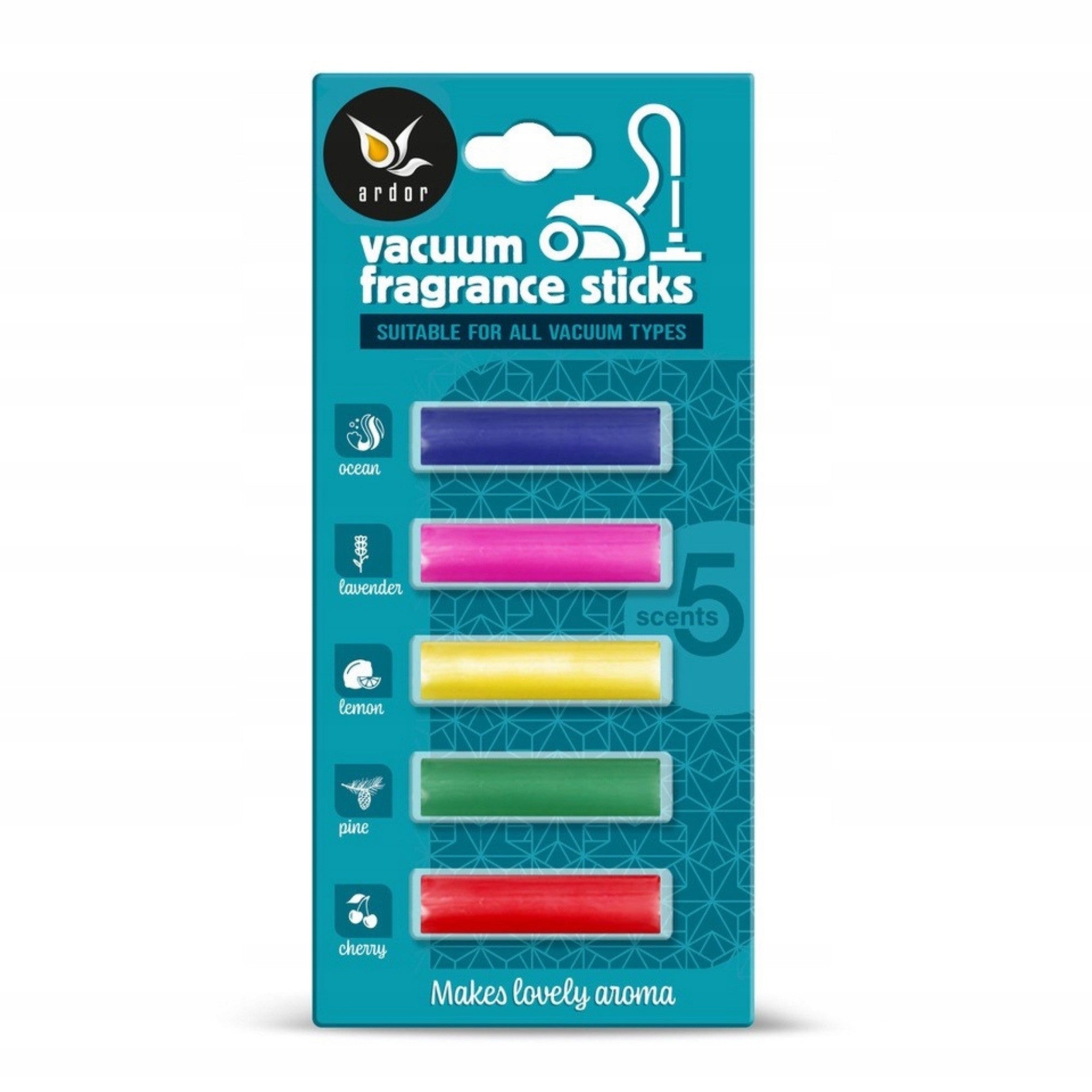 ARDOR Vacuum cleaner fragrance cartridges (mix) 1 pack - 5 pcs | Vaistine1.lt | WestPharmacy.eu