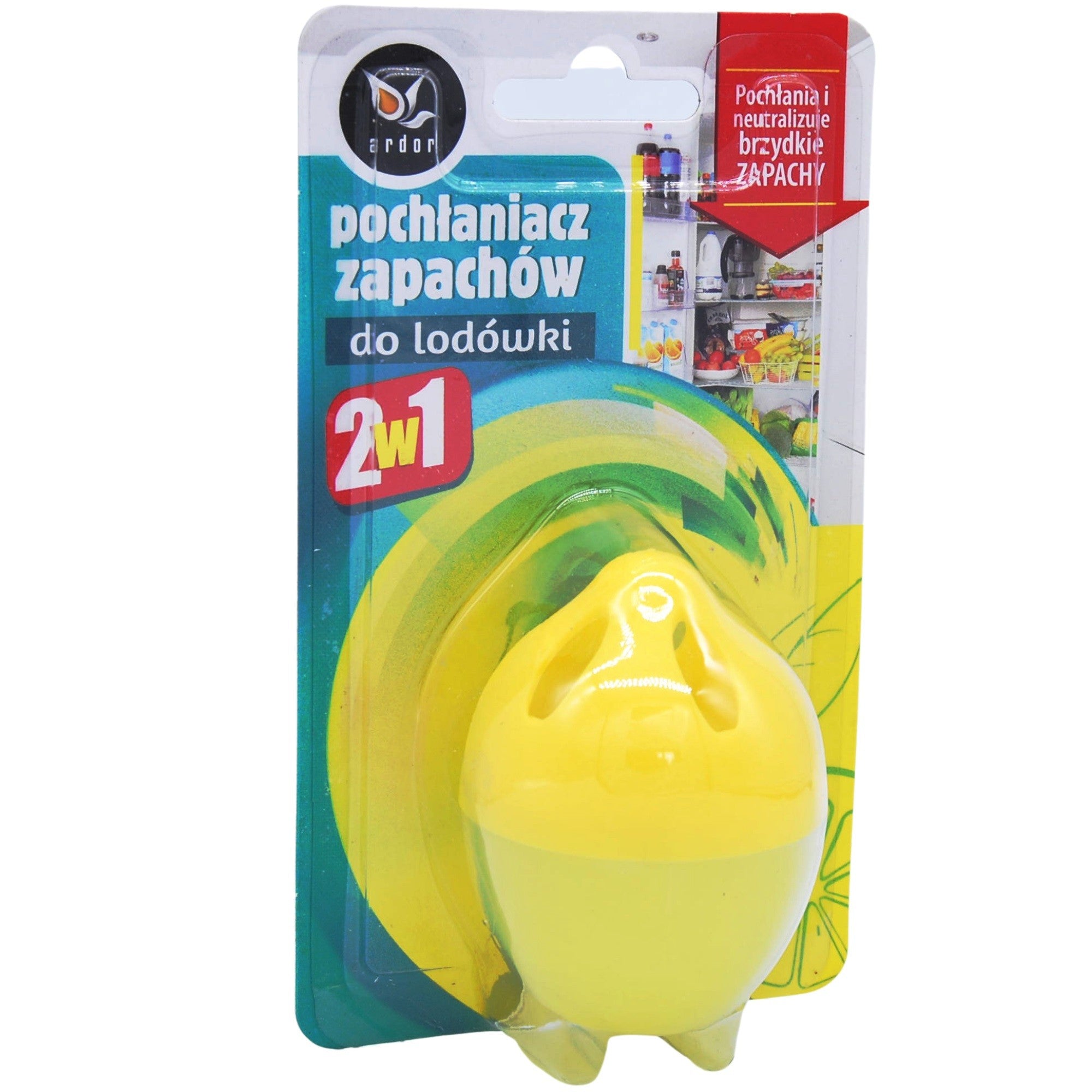 ARDOR Odor absorber for refrigerators 2in1 - Lemon 30g | Vaistine1.lt | WestPharmacy.eu