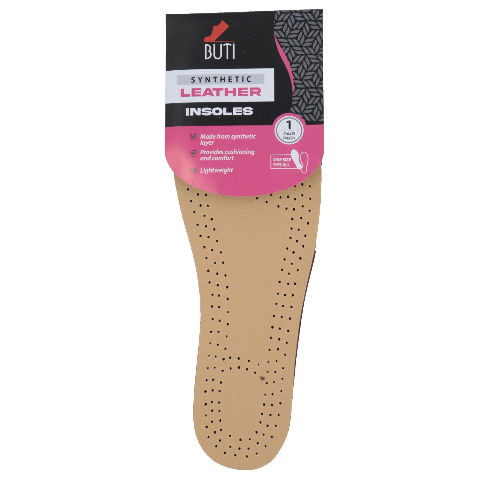 BUTI Insoles Synthetic leather shoe insoles - 1 pair | Vaistine1.lt | WestPharmacy.eu