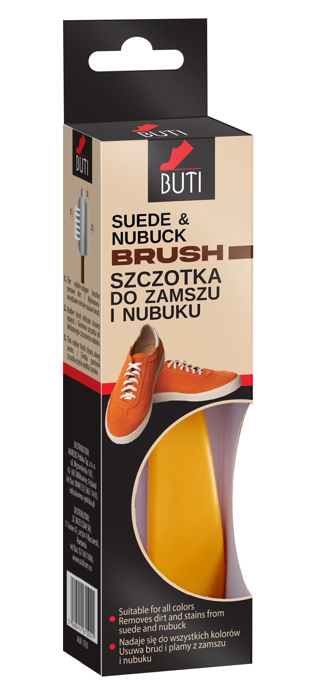 BUTI Brushes 3-in-1 brush for suede and nubuck 1 pc | Vaistine1.lt | WestPharmacy.eu