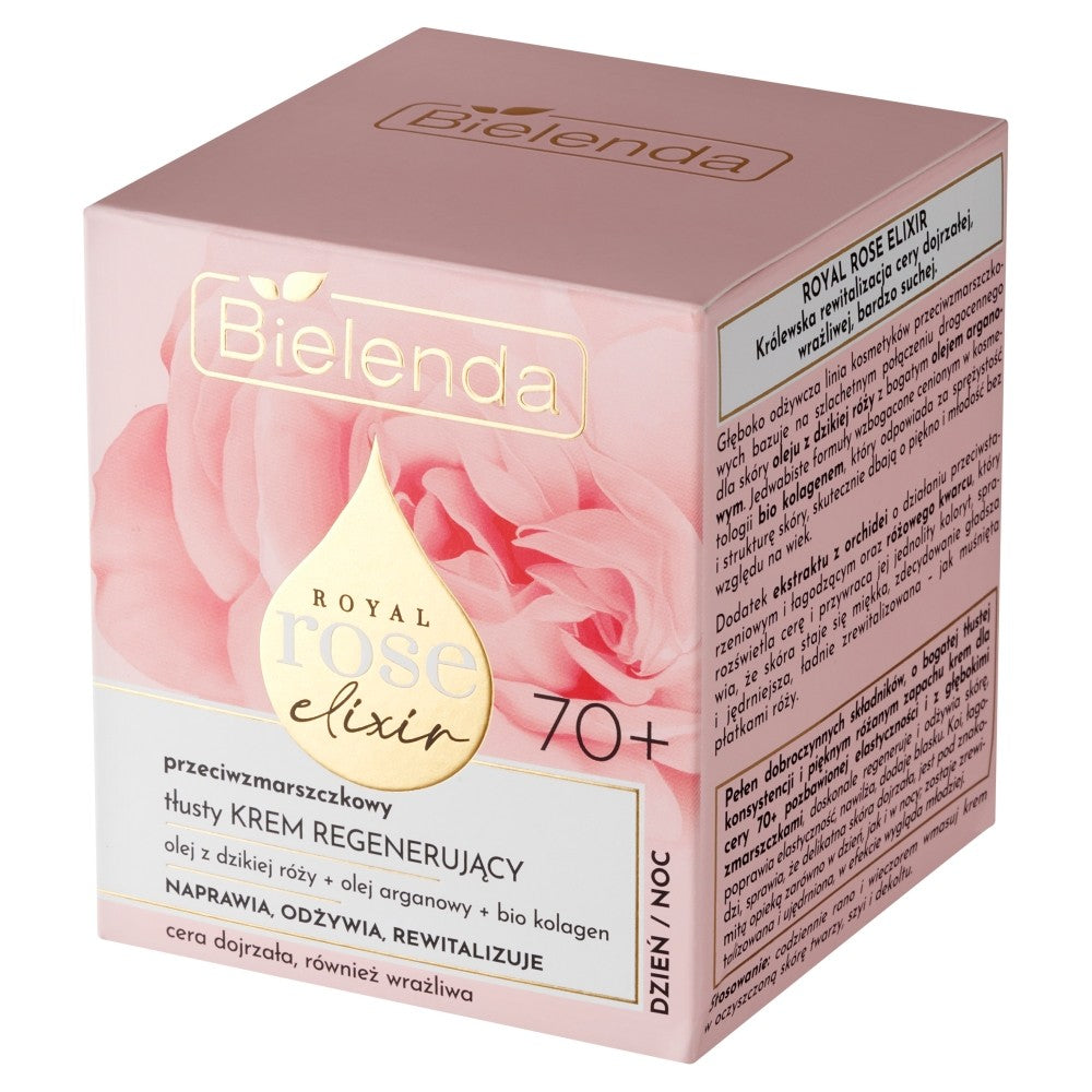 BIELENDA ROYAL ROSE ELIXIR Cream 70+ regenerating 50ml | Vaistine1.lt | WestPharmacy.eu