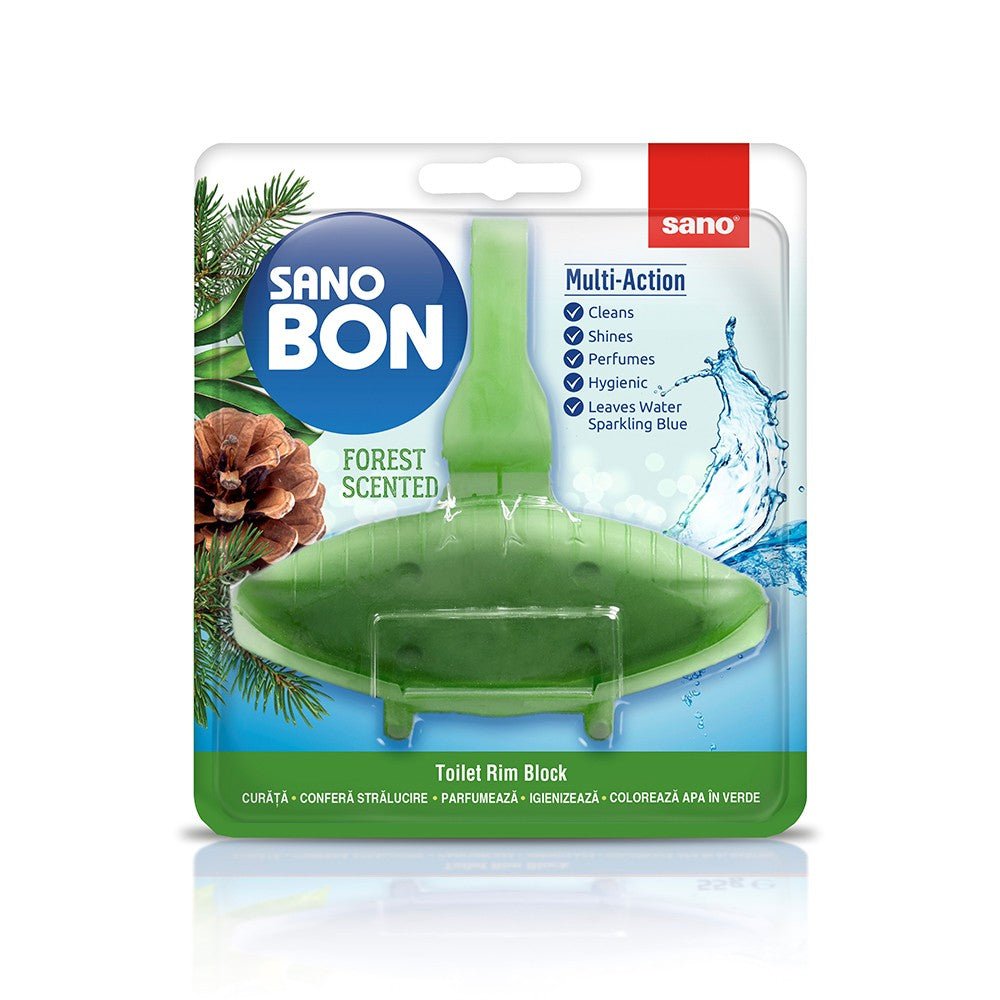 SANO Bon toilet pendant 5in1 coloring 55g Green Fore& | Vaistine1.lt | WestPharmacy.eu