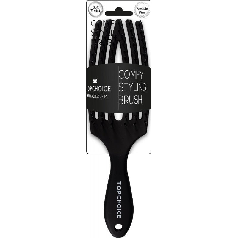 TOP CHOICE Hair Accessories Comfy hair brush (64661) 1 pc | Vaistine1.lt | WestPharmacy.eu