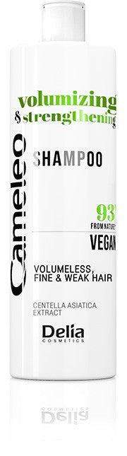 DELIA COSMETICS Cameleo Vegan Shampoo Volume & Strengthening for fine, weakened, and lack of volume hair 400ml | Vaistine1.lt | WestPharmacy.eu