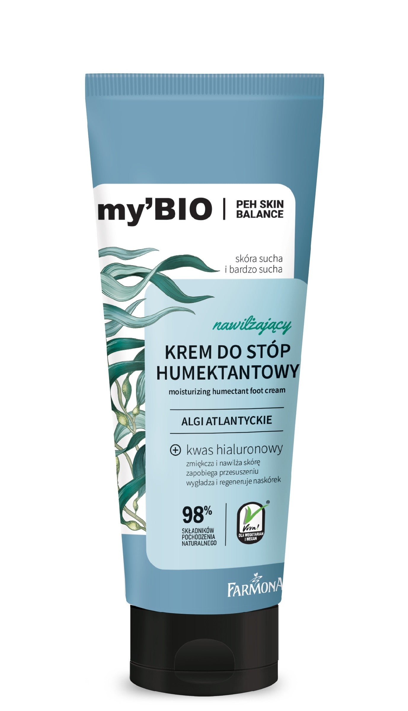 FARMONA my'Bio Moisturizing Humectant Foot Cream Atlantic Algae 100ml | Vaistine1.lt | WestPharmacy.eu
