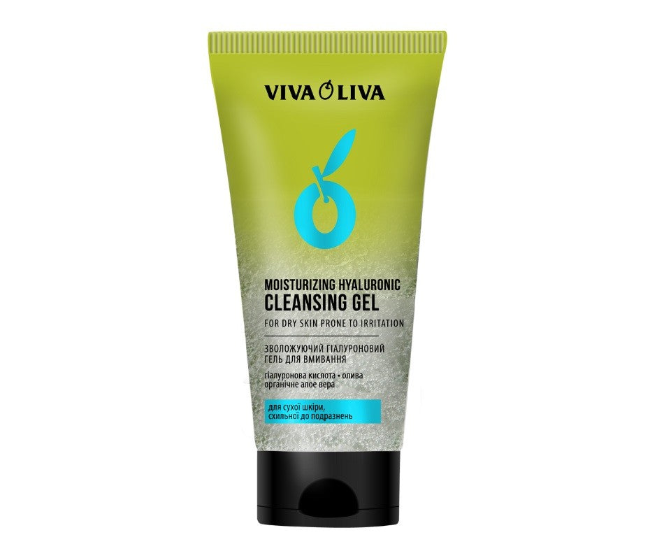 VIVA OLIVA Hyaluronic gel for washing the face - moisturizing 150ml | Vaistine1.lt | WestPharmacy.eu