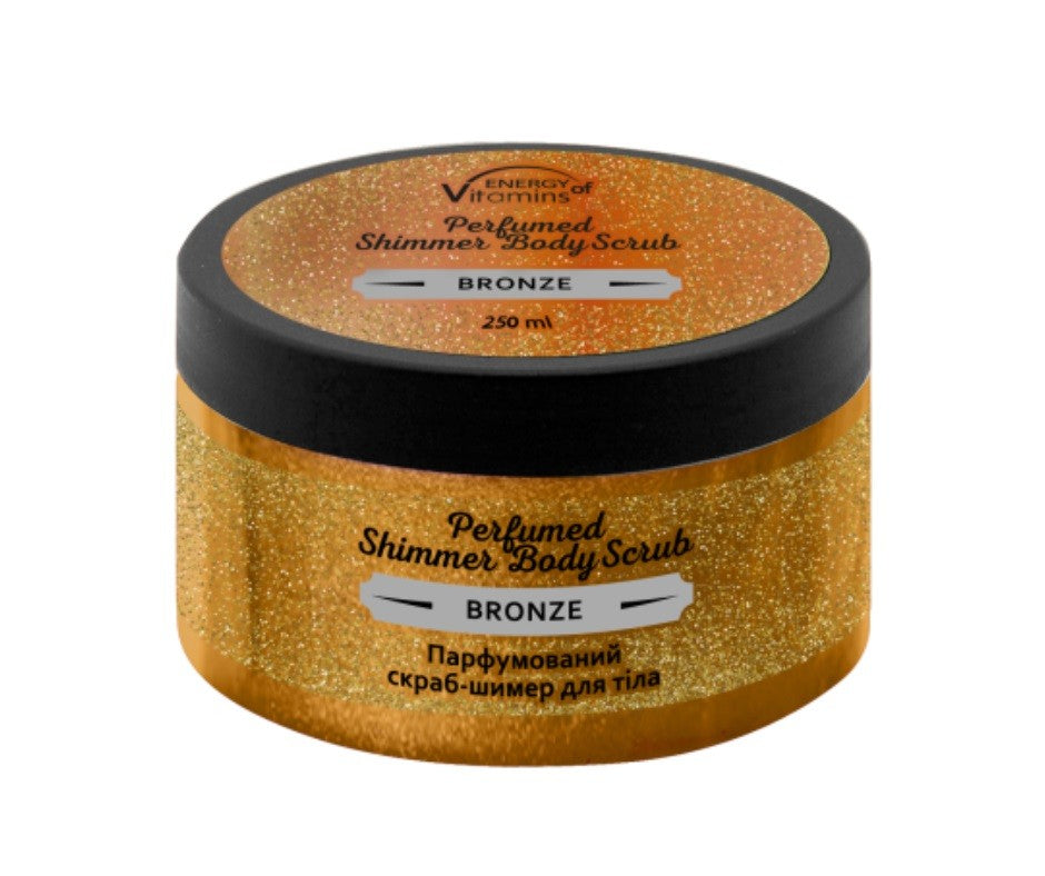 ENERGY OF VITAMINS Perfumed Shimmer Body Scrub Perfumed Bronzing Body Scrub 250ml | Vaistine1.lt | WestPharmacy.eu