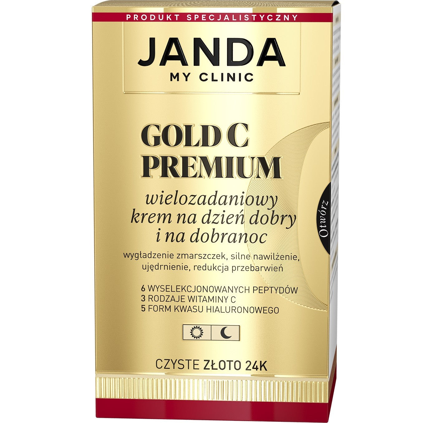 JANDA MY CLINIC Gold C Premium Multi-Tasking Day and Night Cream - pure 24K gold 50ml | Vaistine1.lt | WestPharmacy.eu