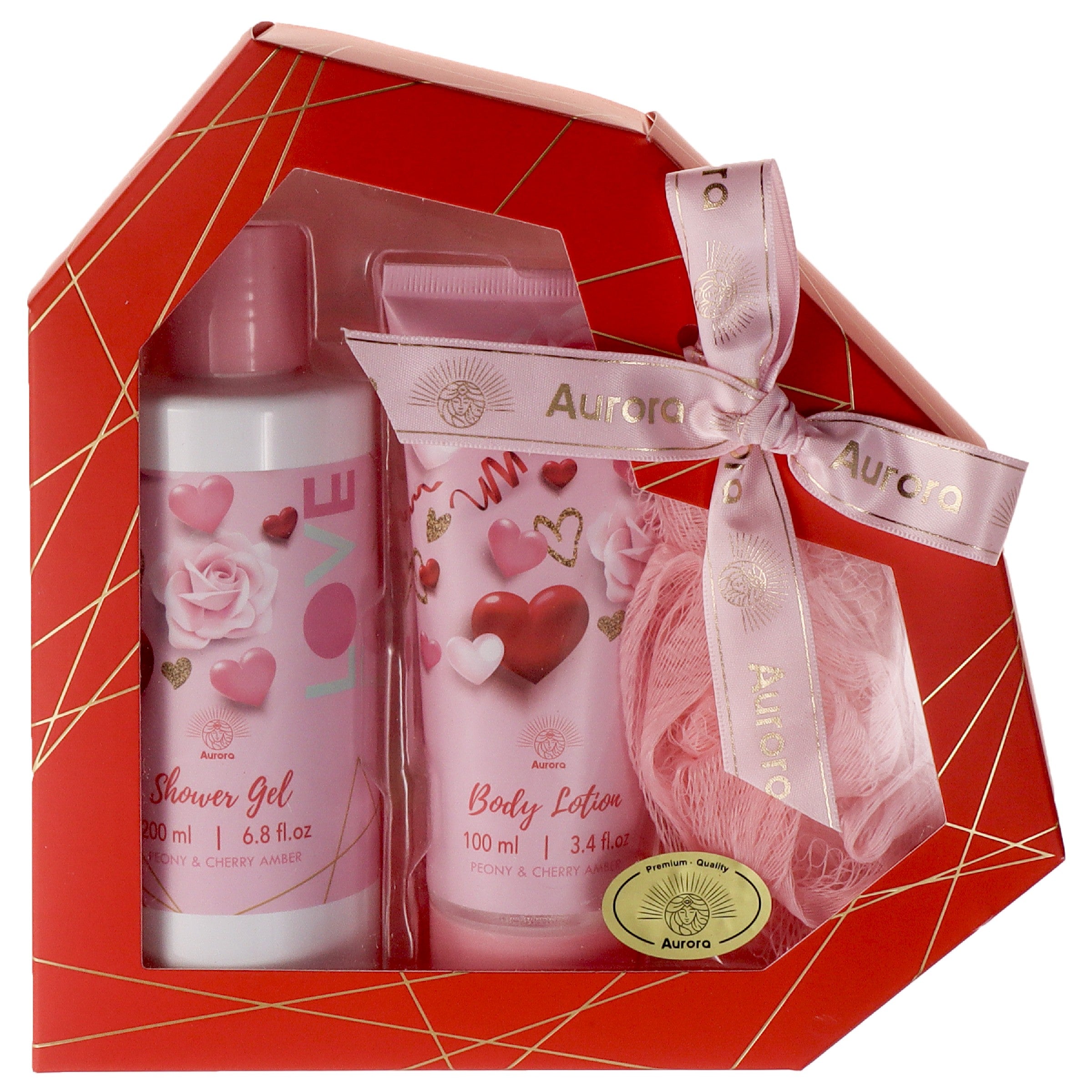 AURORA Gift set for women "Heart" - red | Vaistine1.lt | WestPharmacy.eu