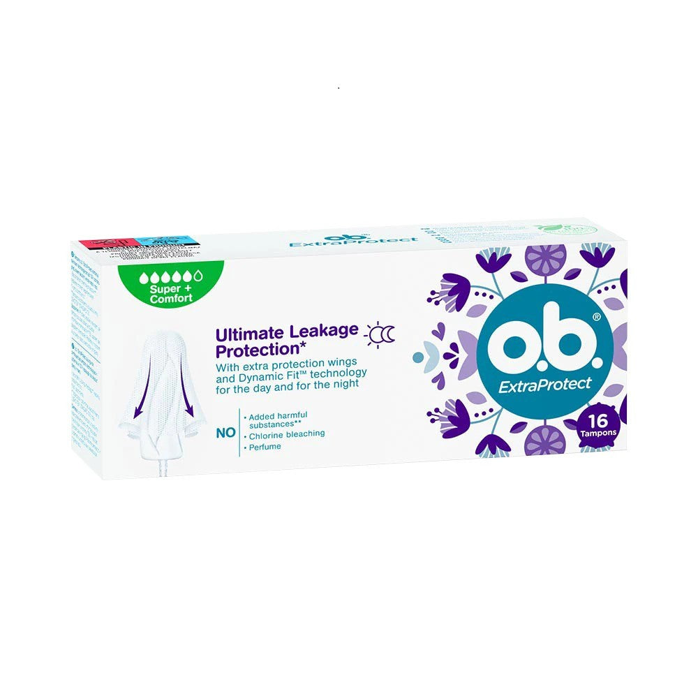 JOHNSON OB Extra Protect Tampons SUPER PLUS 16 pieces | Vaistine1.lt | WestPharmacy.eu