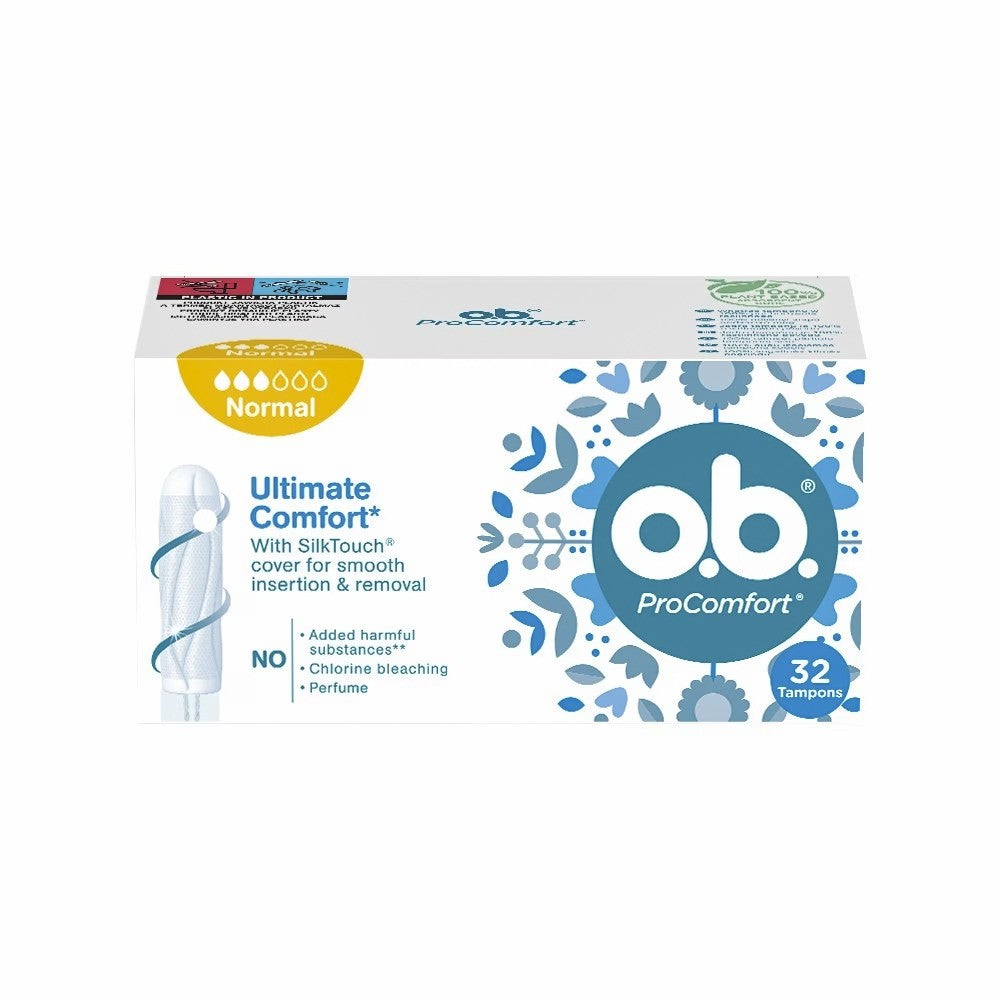 JOHNSON OB ProComfort Tampons NORMAL 32 pcs. | Vaistine1.lt | WestPharmacy.eu