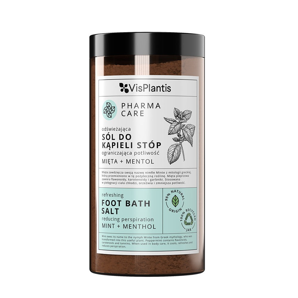 VIS PLANTIS Pharma Care Refreshing foot bath salt reducing sweating Mint + Menthol | Vaistine1.lt | WestPharmacy.eu
