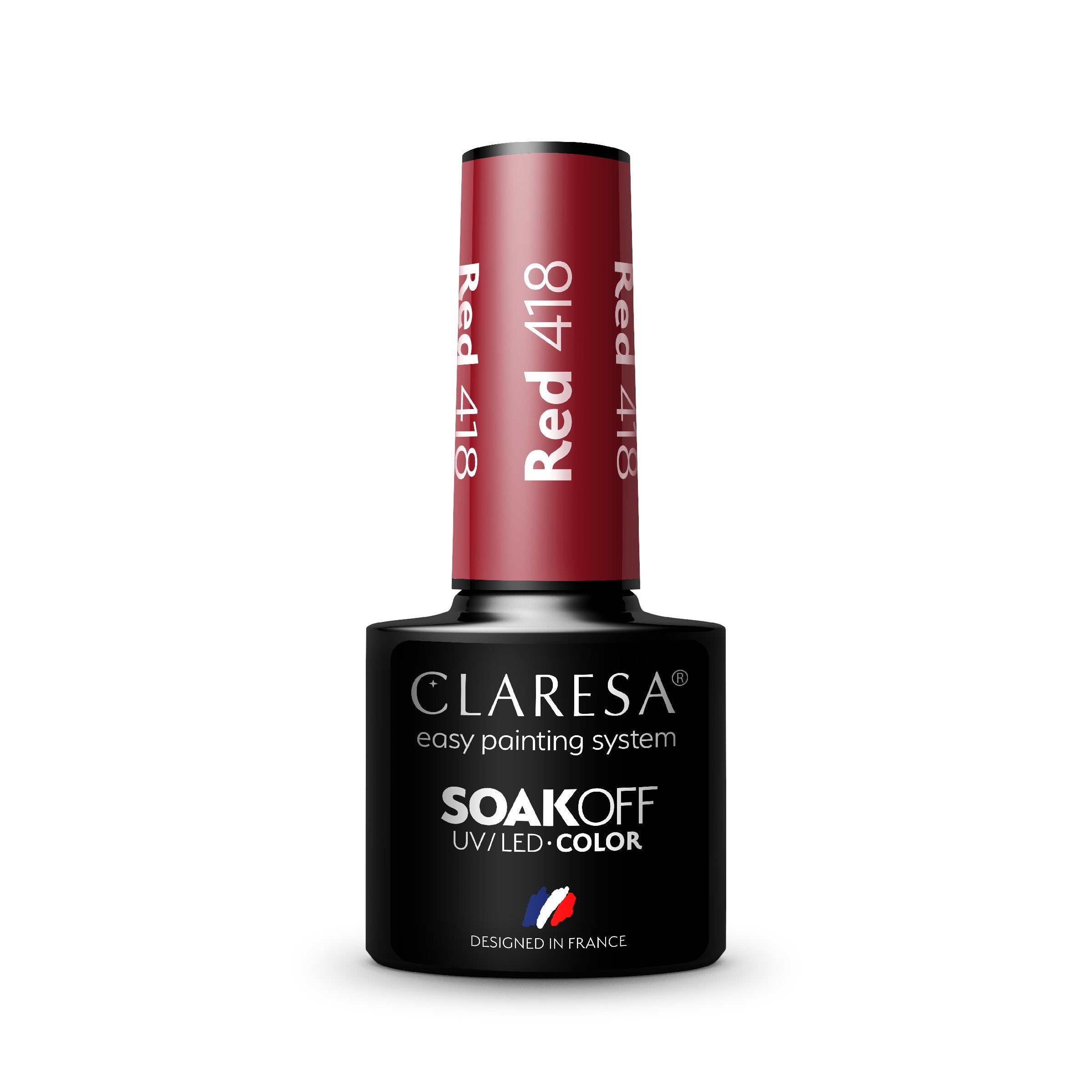 CLARESA Hybrid Nail Polish Red No. 418 5g | Vaistine1.lt | WestPharmacy.eu