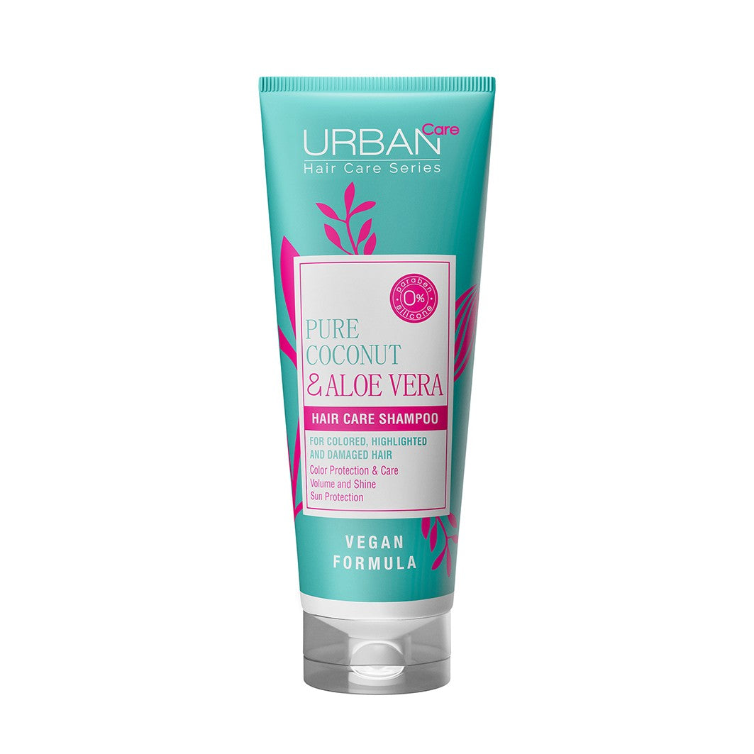 URBAN CARE Pure Coconut & Aloe Vera Shampoo for colored, bleached and streaked hair 250ml | Vaistine1.lt | WestPharmacy.eu