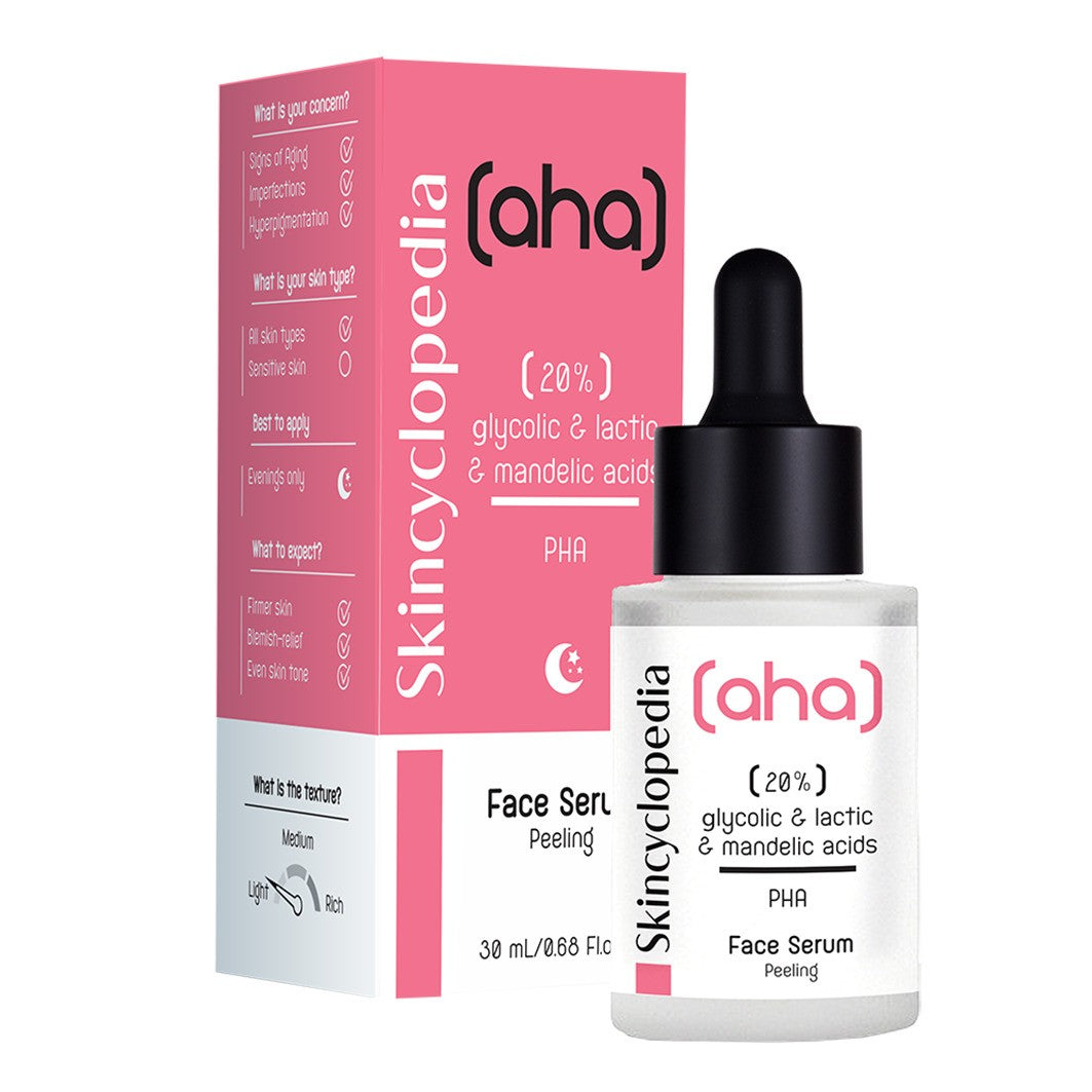 SKINCYCLOPEDIA Face serum with 20% AHA + PHA 30 ml | Vaistine1.lt | WestPharmacy.eu