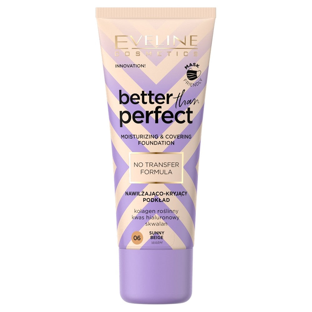 EVELINE Better Than Perfect Moisturizing and Concealing Foundation with No Transfer Formula 06 Sunny Beige 30 ml | Vaistine1.lt | WestPharmacy.eu