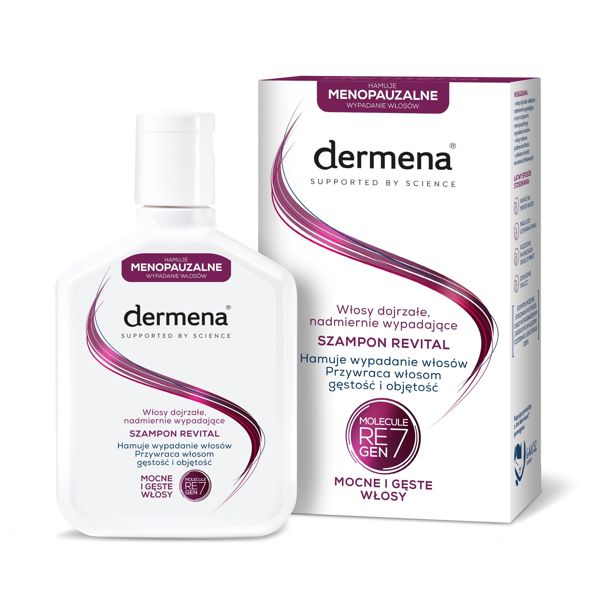 DERMENA Revital Moisturizing - Regenerating Shampoo for mature, excessively falling hair 200ml | Vaistine1.lt | WestPharmacy.eu