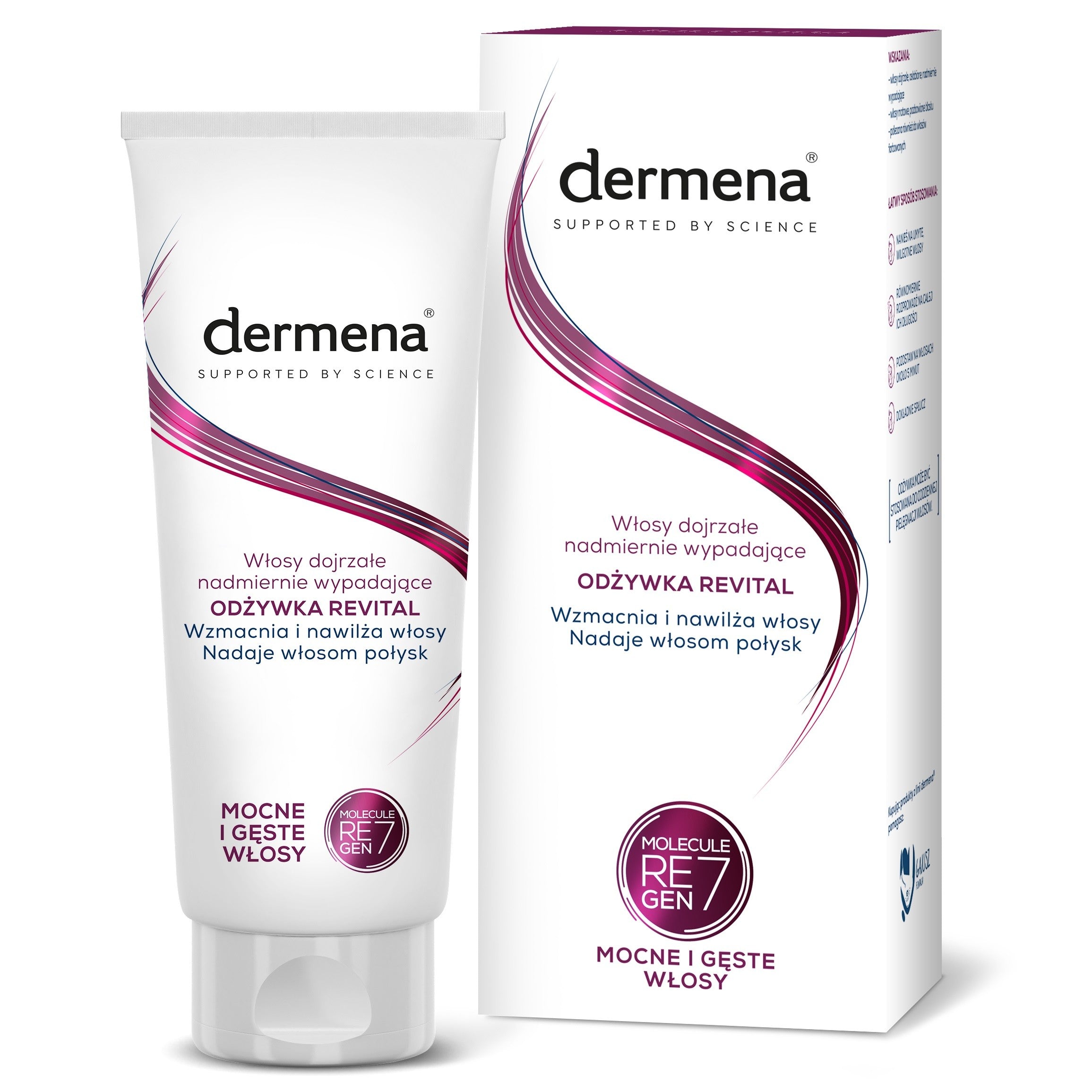 DERMENA Revital Moisturizing - Strengthening Conditioner for mature, excessively falling hair 200ml | Vaistine1.lt | WestPharmacy.eu