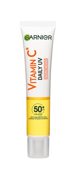 GARNIER Skin Naturals Illuminating Fluid Vitamin C Daily UV SPF50+ - Glow 40ml | Vaistine1.lt | WestPharmacy.eu