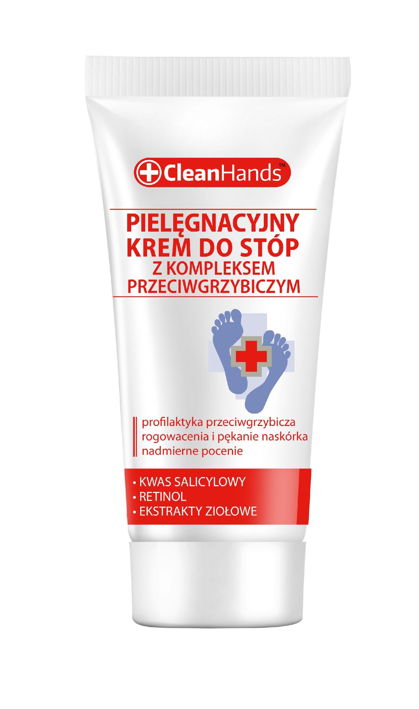 CLEAN HANDS Foot cream with antifungal complex 30 ml | Vaistine1.lt | WestPharmacy.eu