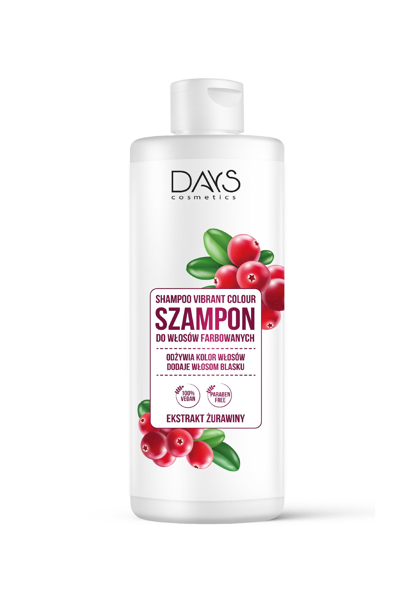 DAYS COSMETICS Hair shampoo with cranberry extract | Vaistine1.lt | WestPharmacy.eu