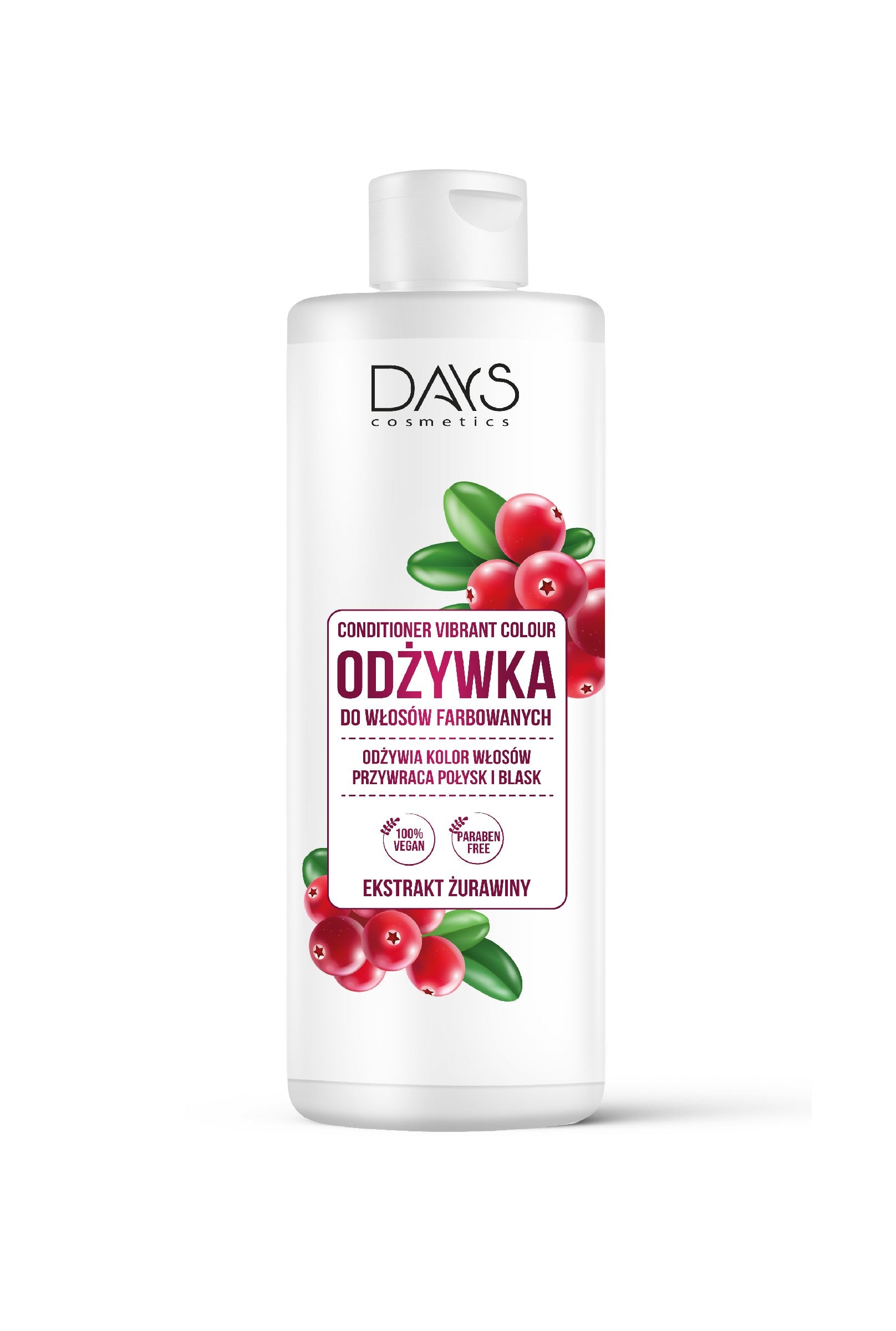 DAYS COSMETICS Hair conditioner with cranberry extract | Vaistine1.lt | WestPharmacy.eu